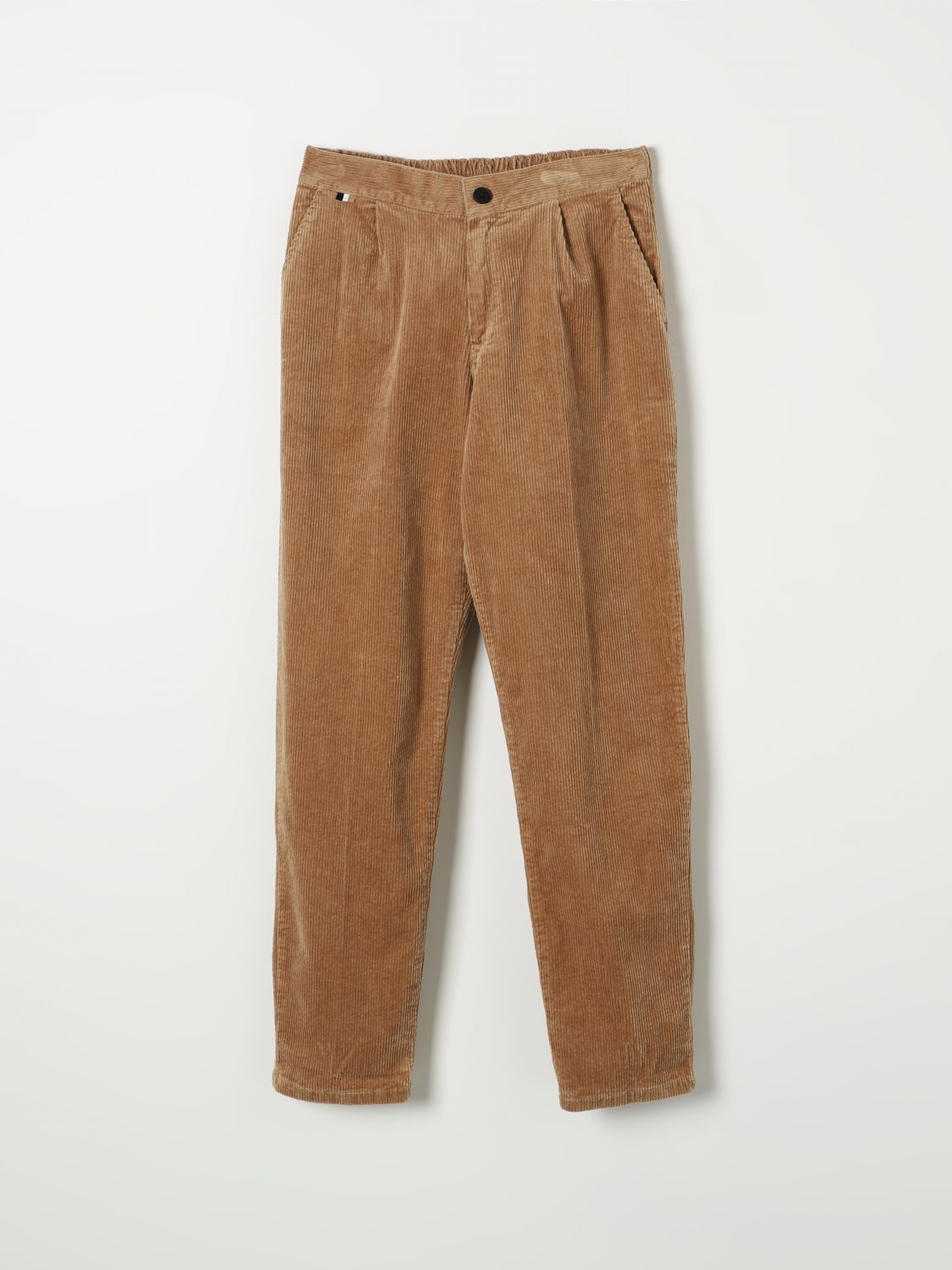 Shop Hugo Boss Pants Boss Kids Color Beige