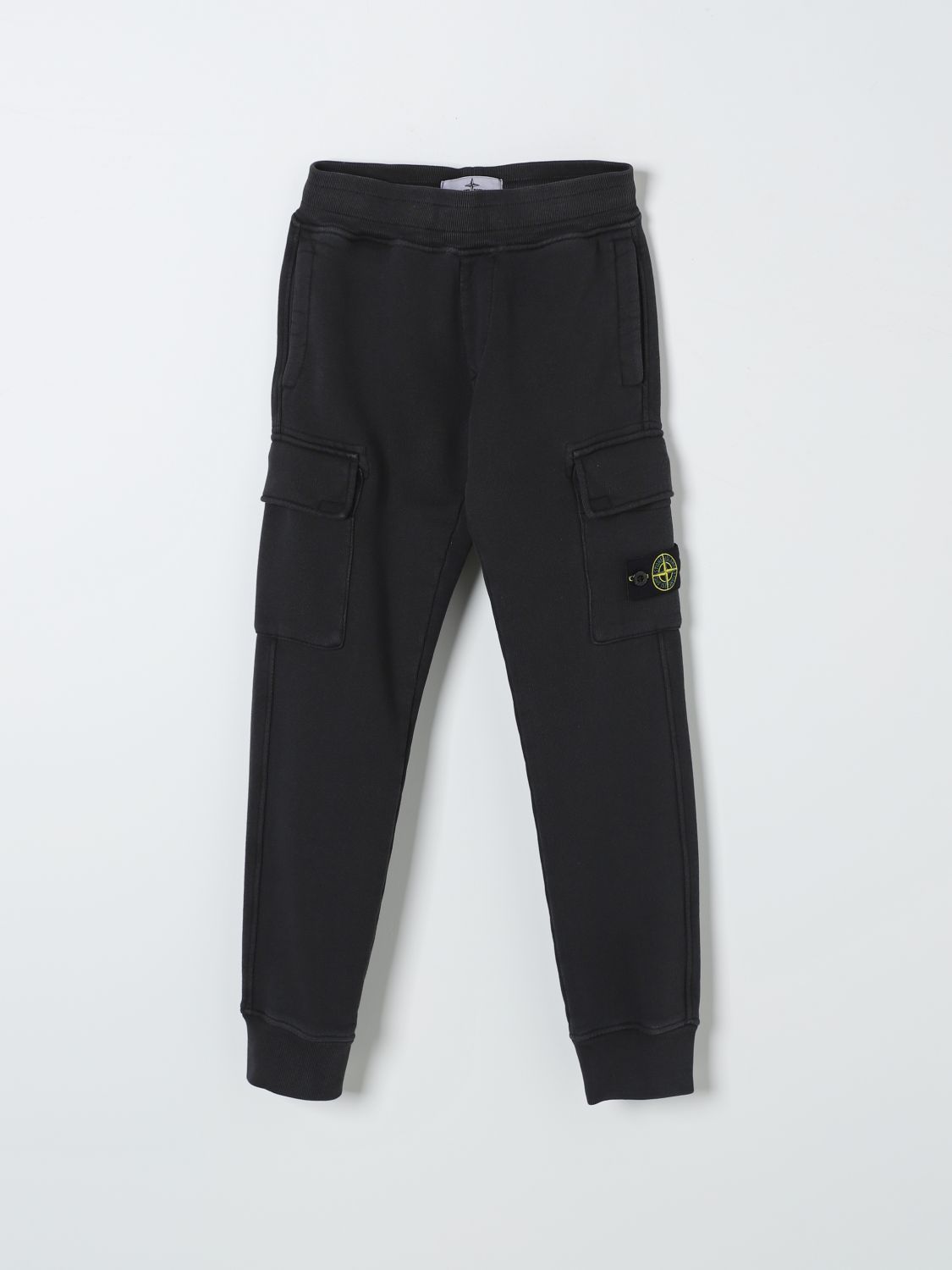 STONE ISLAND JUNIOR PANTS STONE ISLAND JUNIOR KIDS COLOR BLACK G04778002