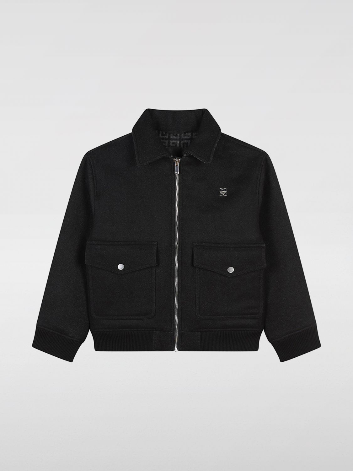 Shop Givenchy Jacket  Kids Color Black In Schwarz