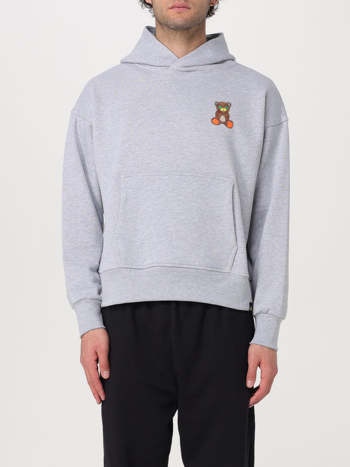 Shop Barrow Sweatshirt  Men Color Grey In Grau