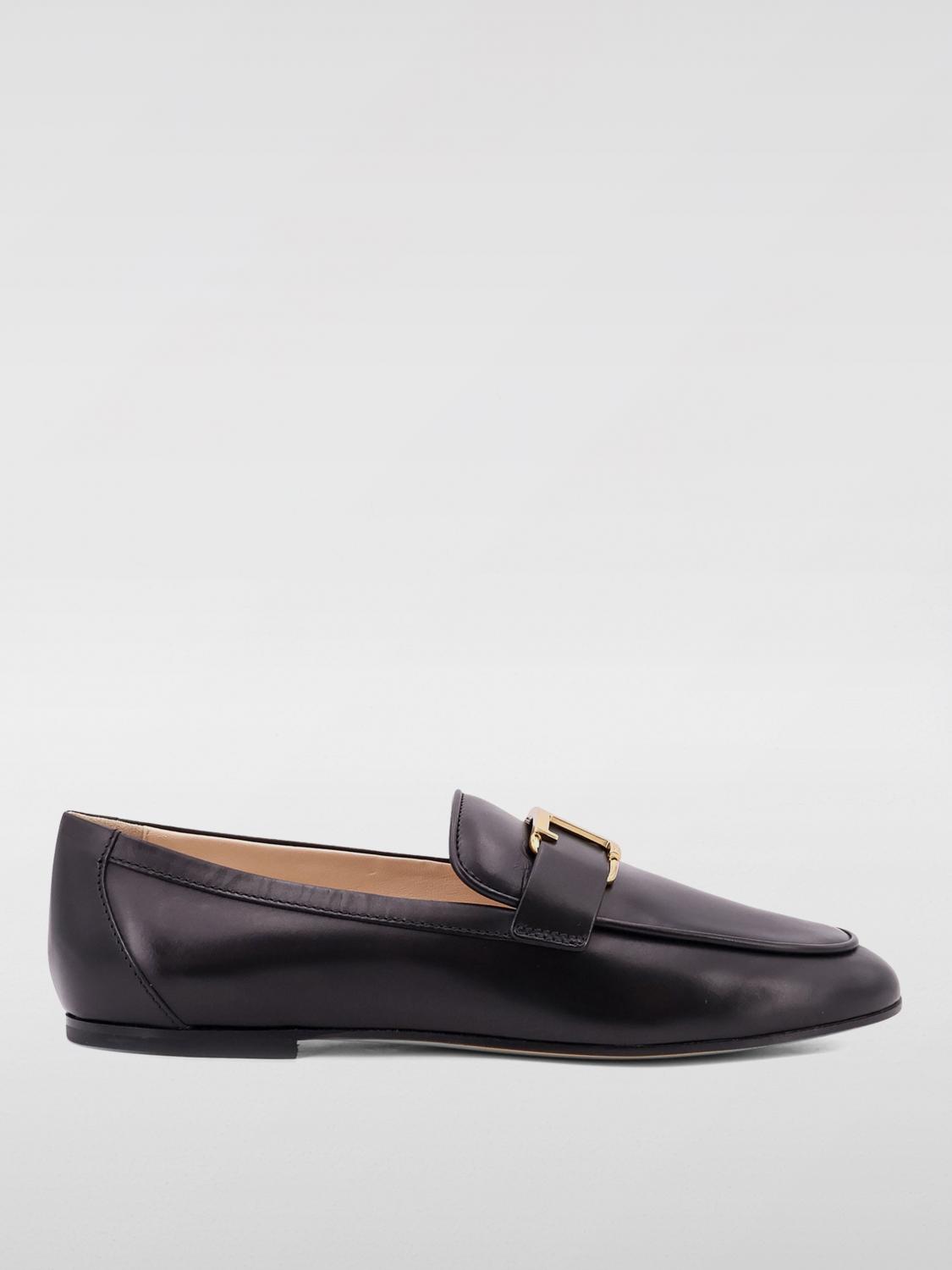 Shop Tod's Loafers  Woman Color Black In Schwarz