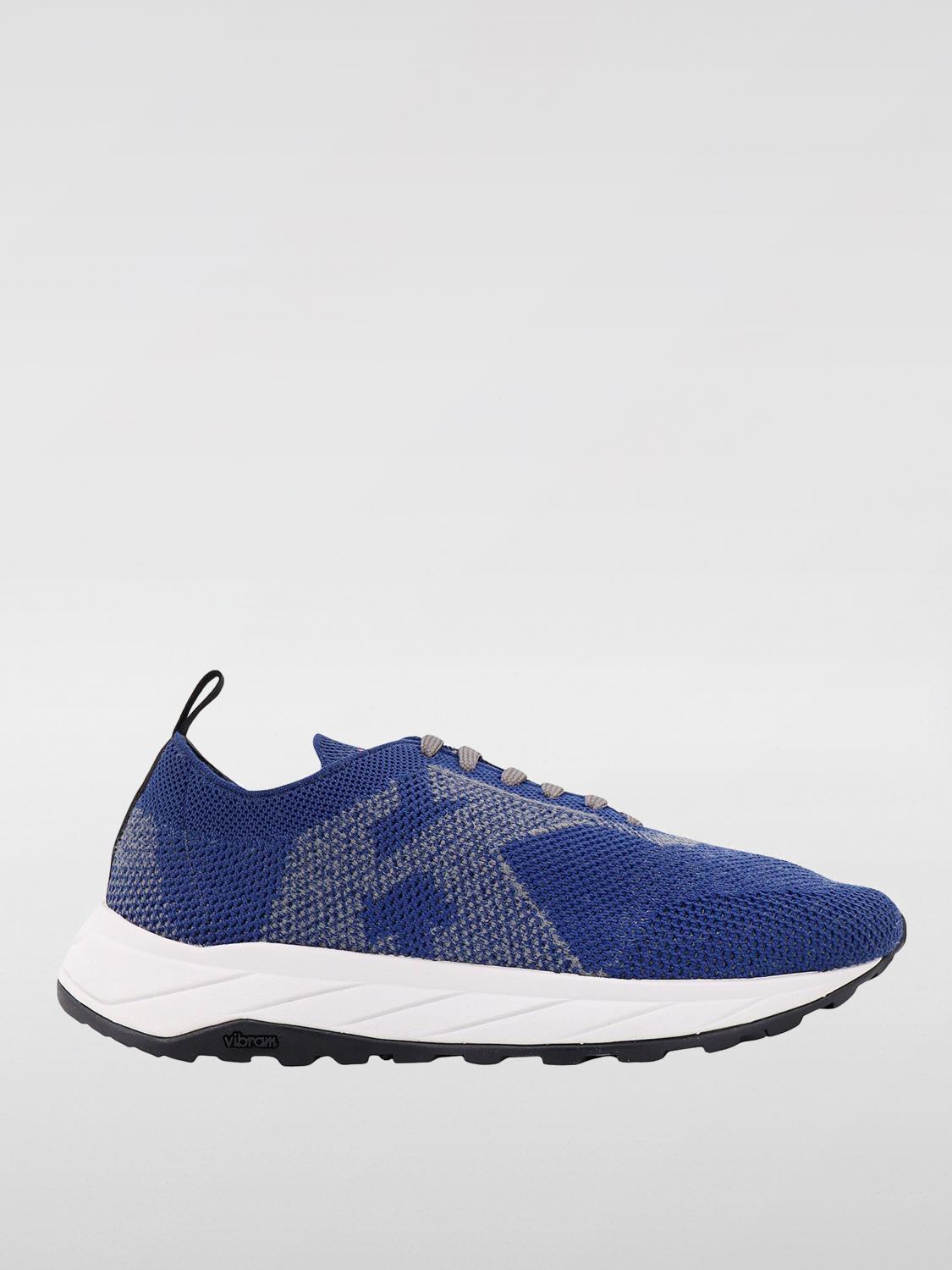 Shop Kiton Sneakers  Men Color Blue In Blau