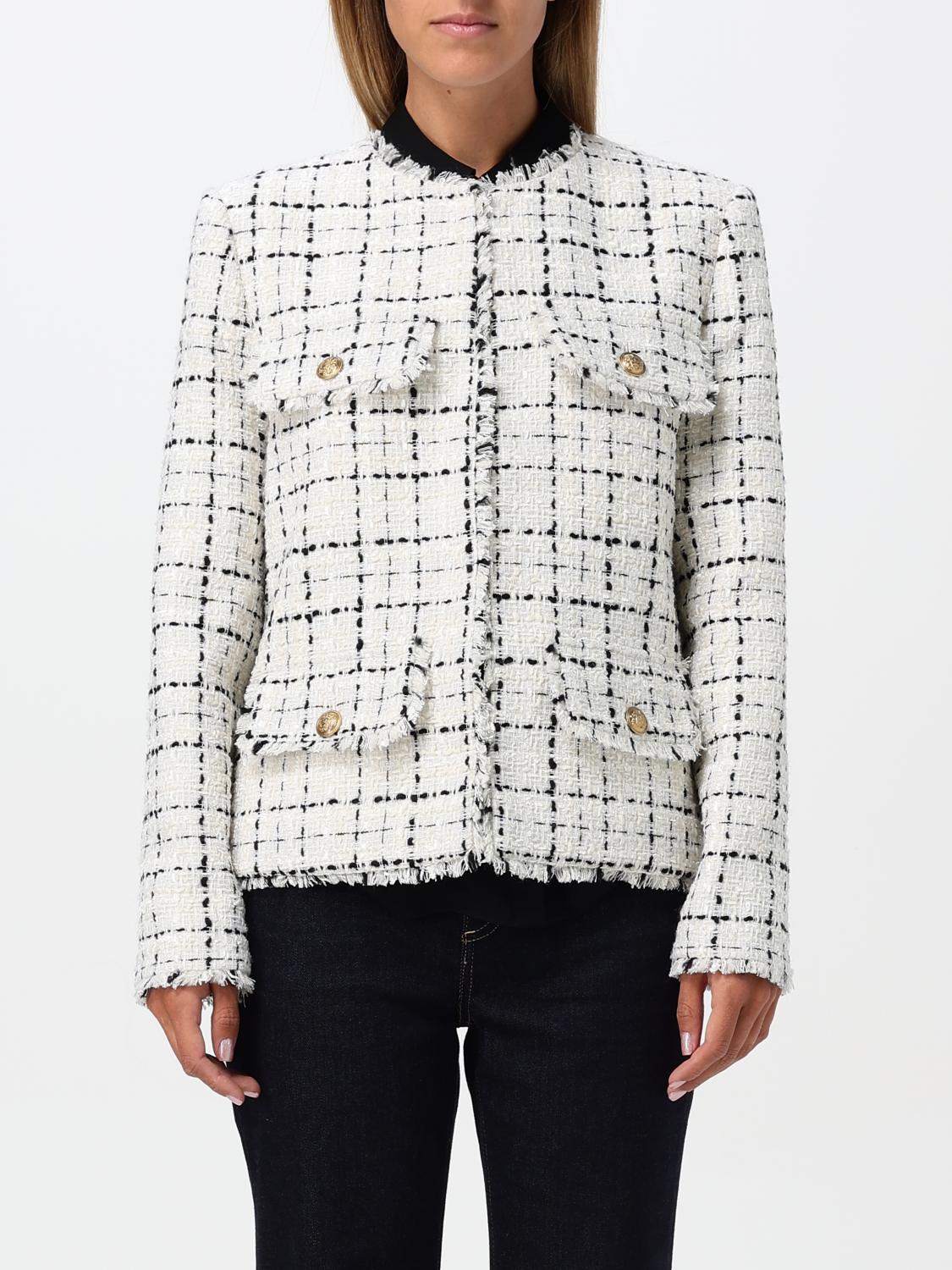 Shop Alice And Olivia Jacket Alice+olivia Woman Color Multicolor In Bunt