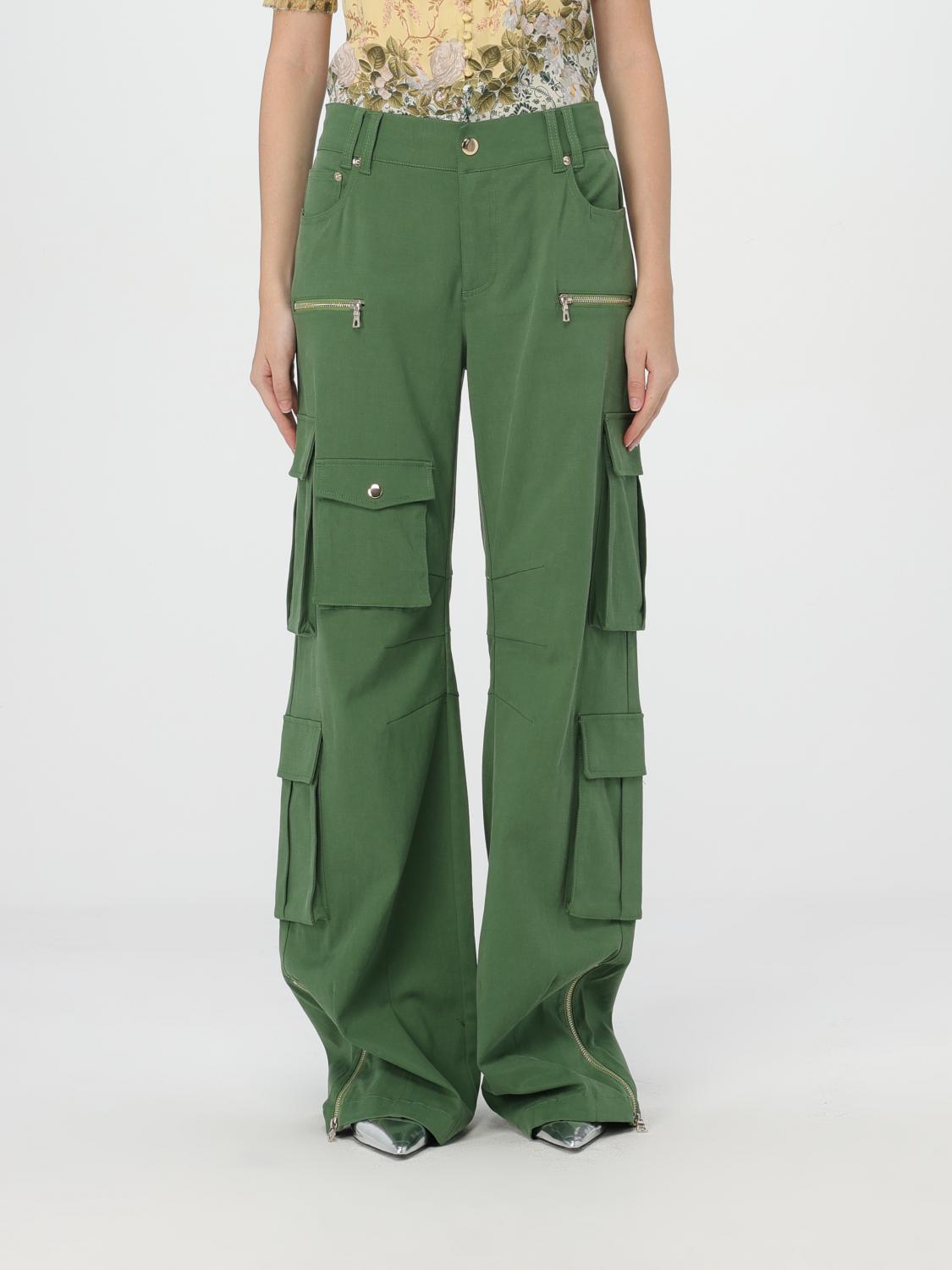 Shop Alice And Olivia Pants Alice+olivia Woman Color Green In Grün