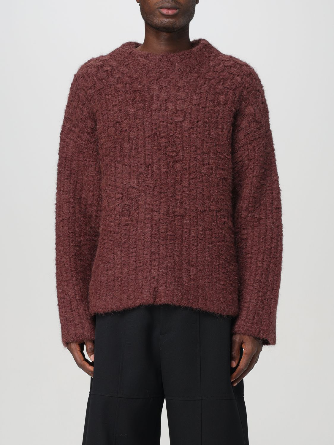 Shop Jil Sander Sweater  Men Color Earth