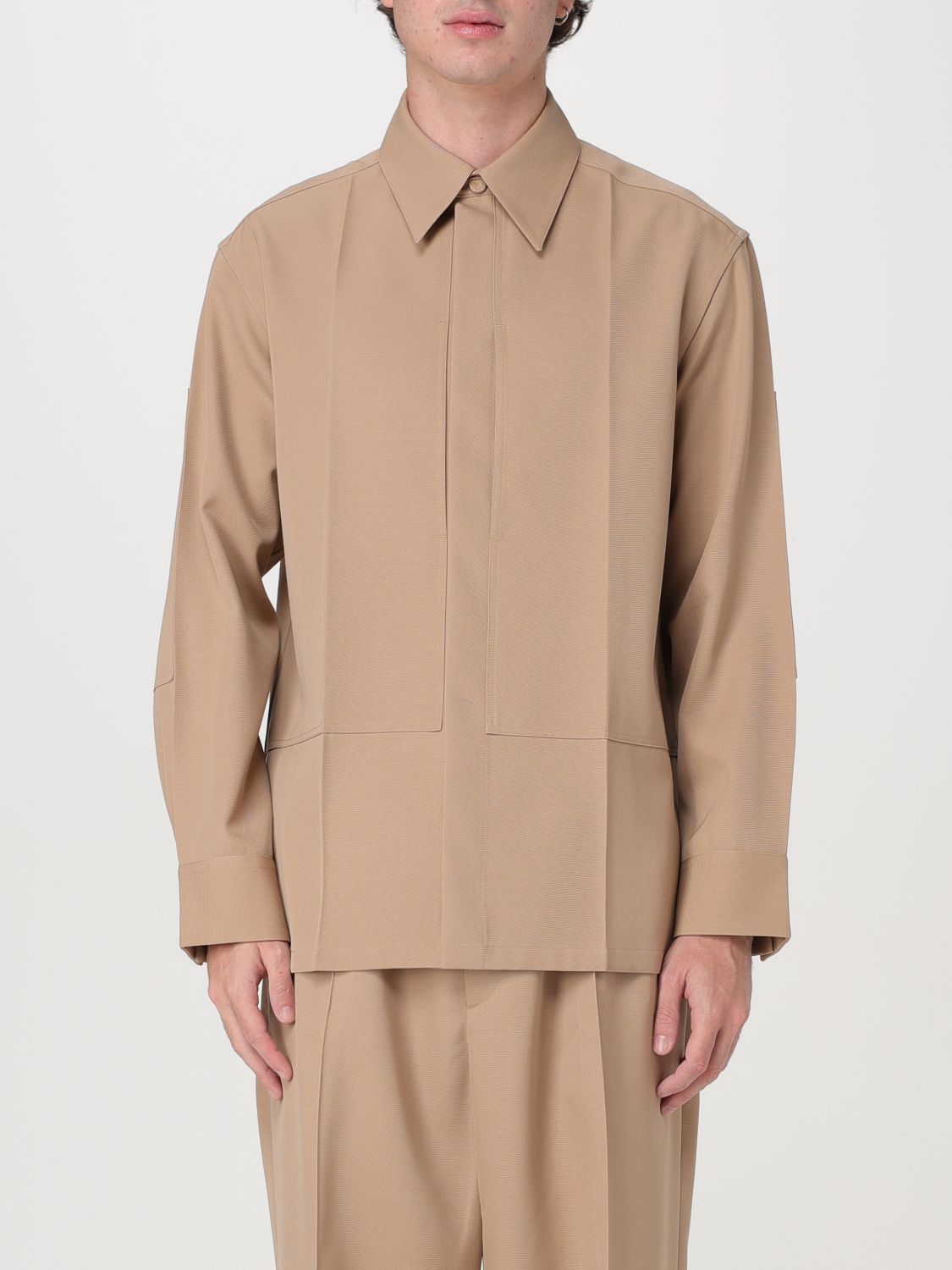 Shop Jil Sander Shirt  Men Color Beige