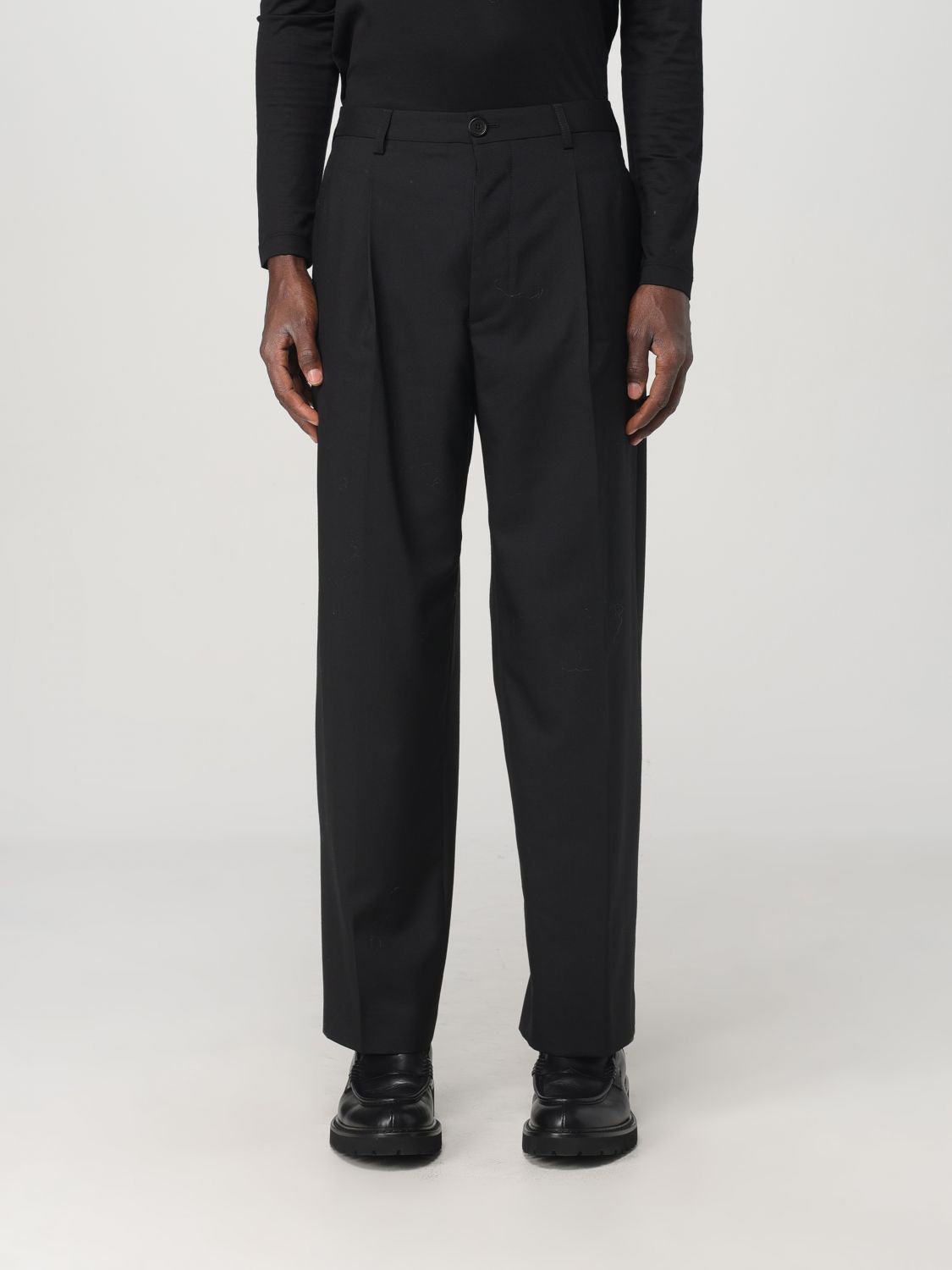 Shop Marni Pants  Men Color Black In Schwarz