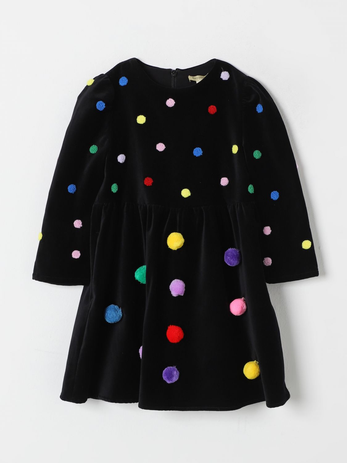 Shop Stella Mccartney Dress  Kids Kids Color Black In Schwarz