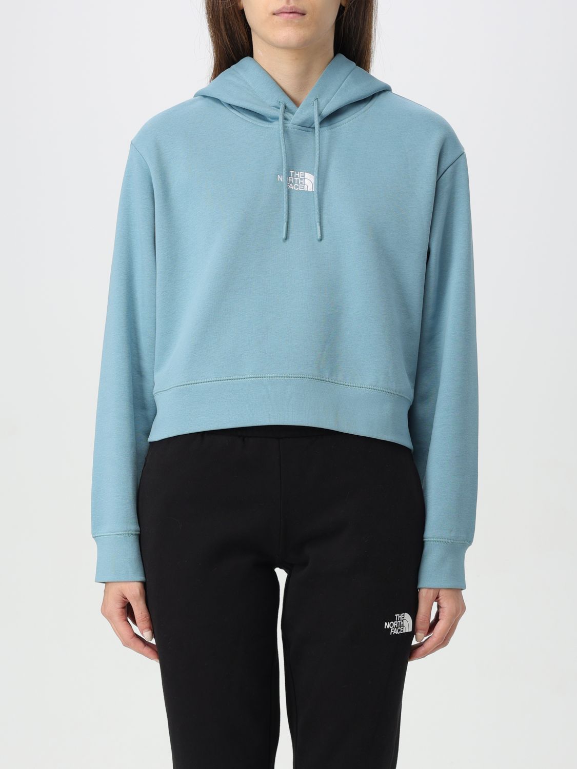 Shop The North Face Sweatshirt  Woman Color Blue In Blau