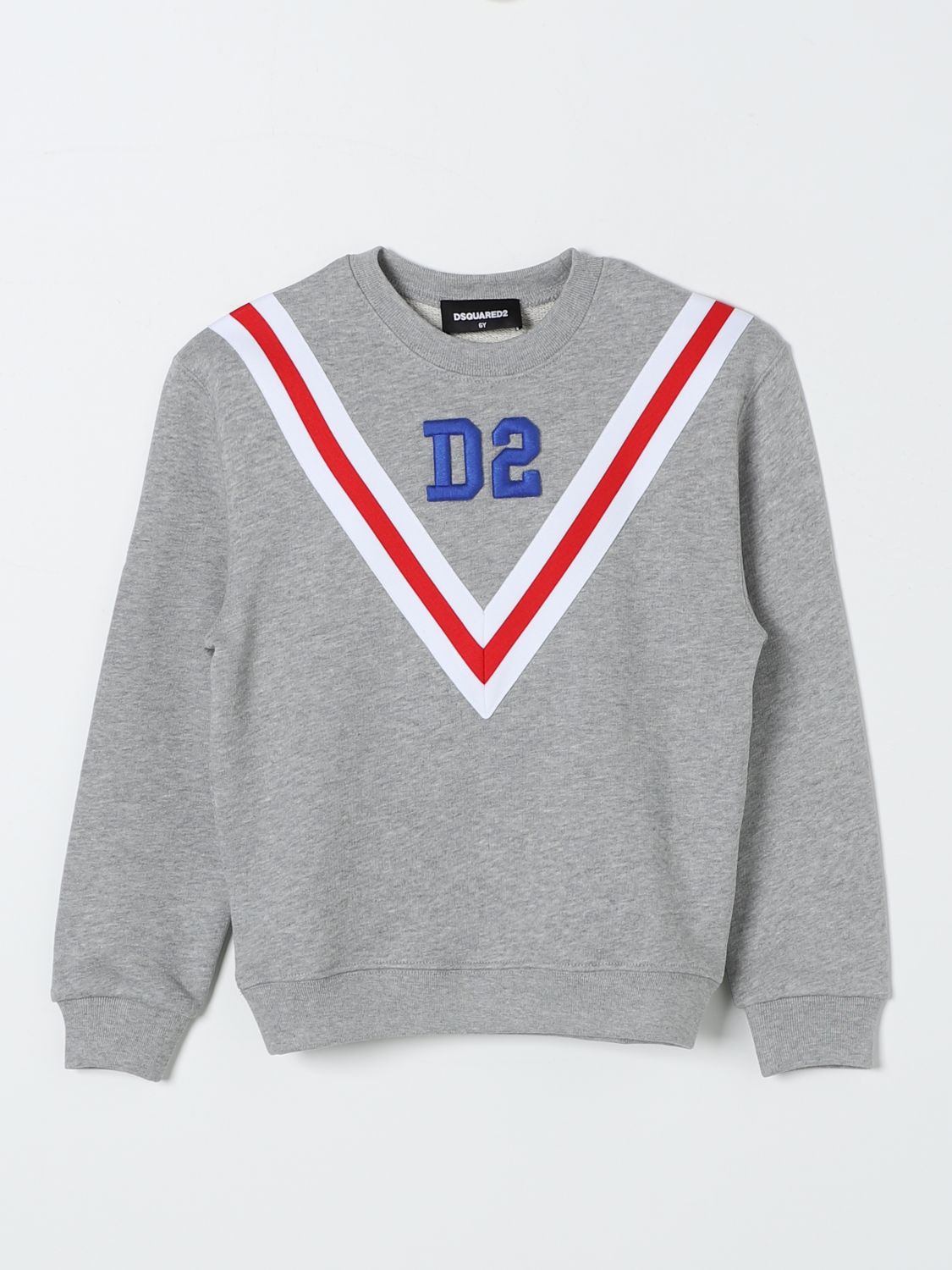 Shop Dsquared2 Sweater  Kids Color Grey In Grau