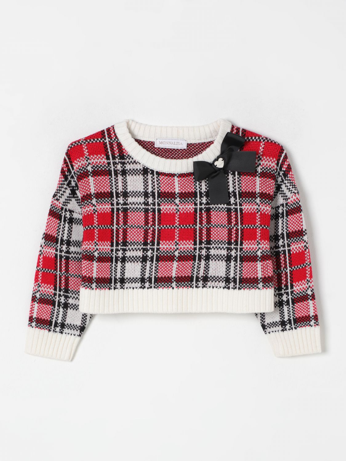 Shop Monnalisa Sweater  Kids Color Red In Rot