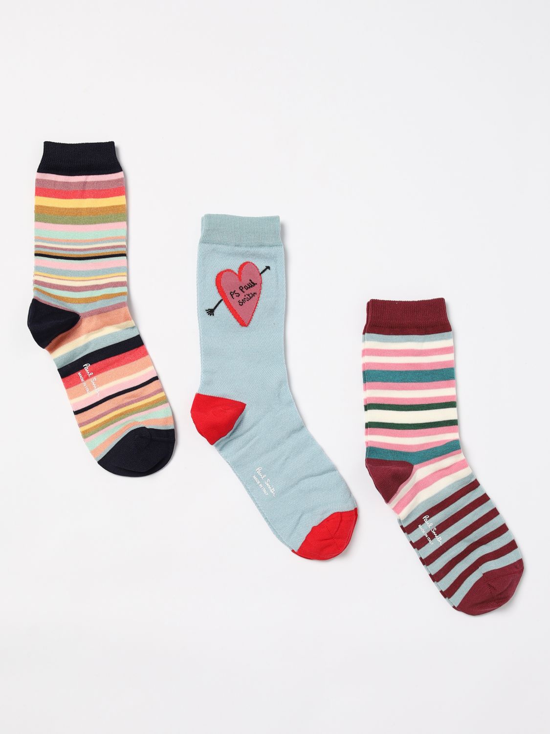 Shop Paul Smith Socks  Woman Color Multicolor In Bunt