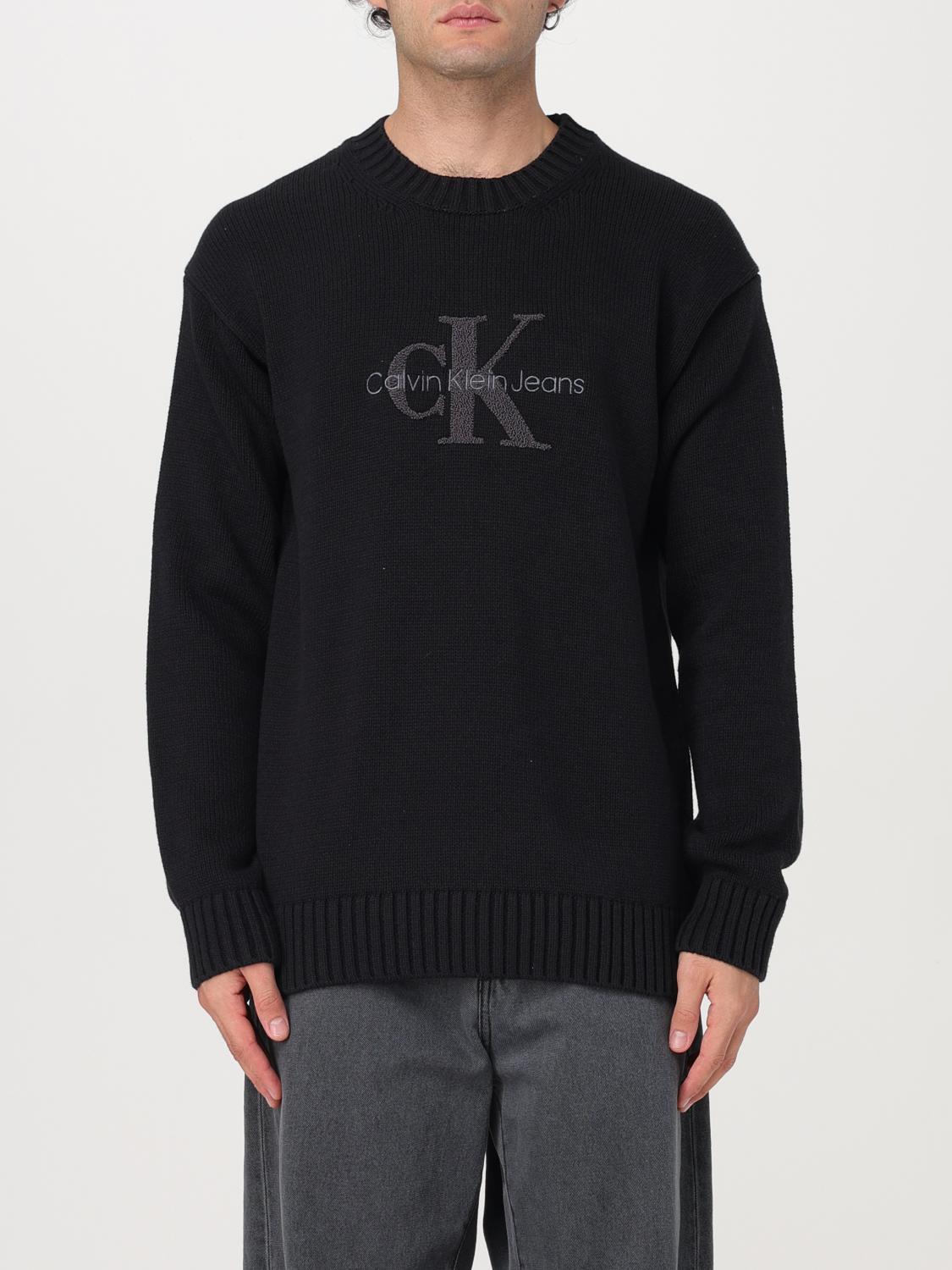 Shop Calvin Klein Sweater  Men Color Black In Schwarz