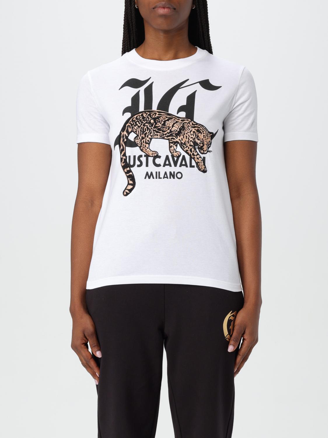 JUST CAVALLI T-SHIRT JUST CAVALLI WOMAN COLOR WHITE G05599001