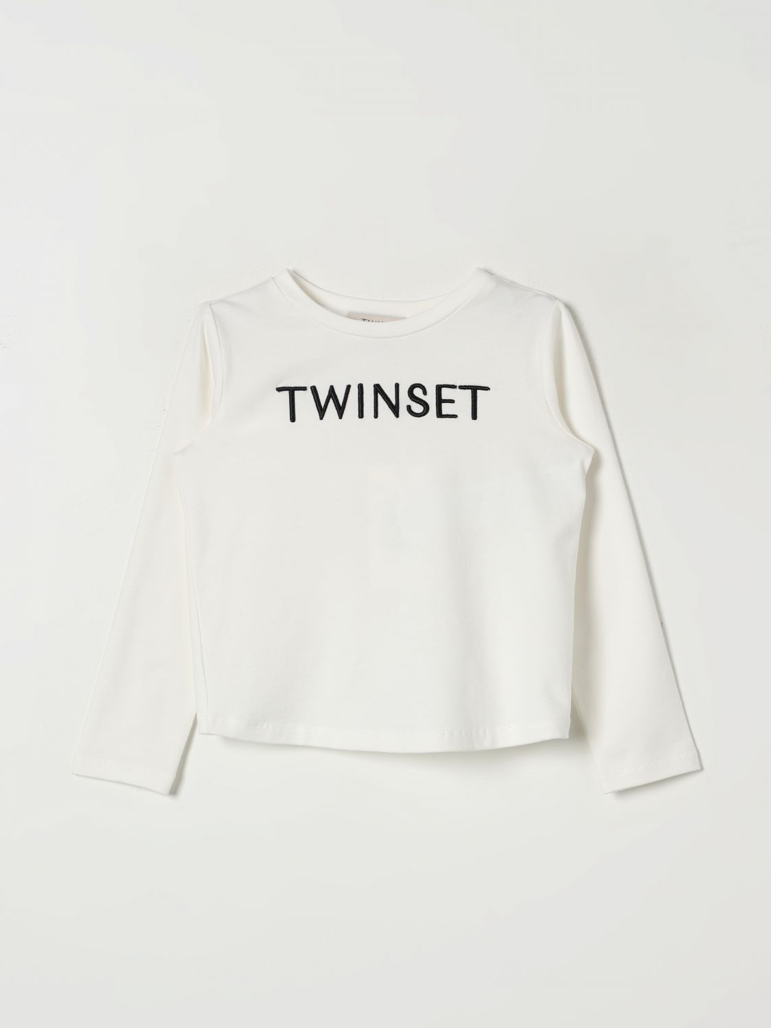 Shop Twinset Sweater  Kids Color White In Weiss