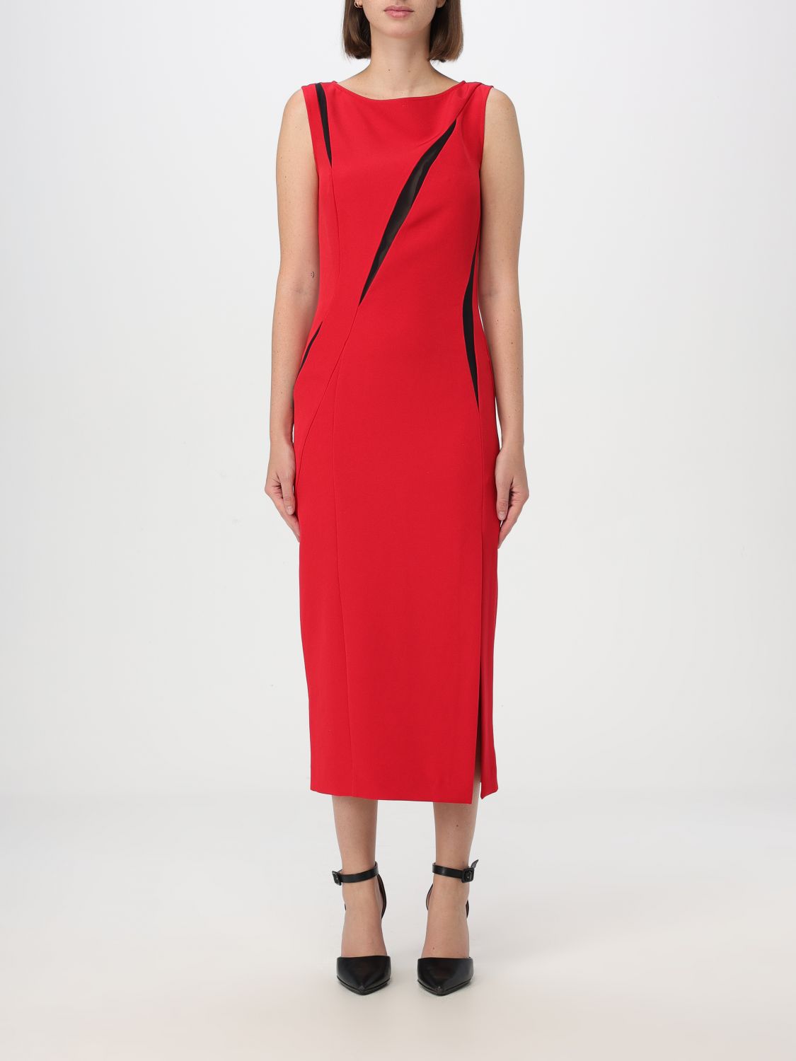 JUST CAVALLI DRESS JUST CAVALLI WOMAN COLOR RED G05617014