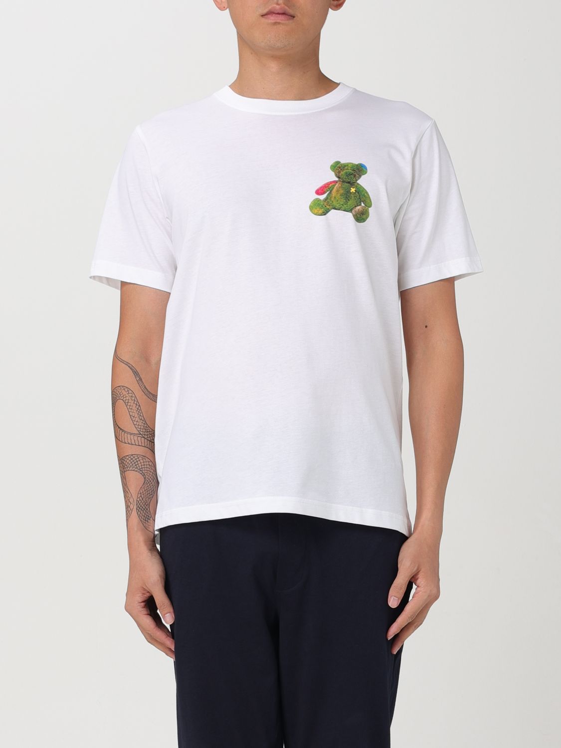 Shop Ps By Paul Smith T-shirt Ps Paul Smith Men Color White In Weiss