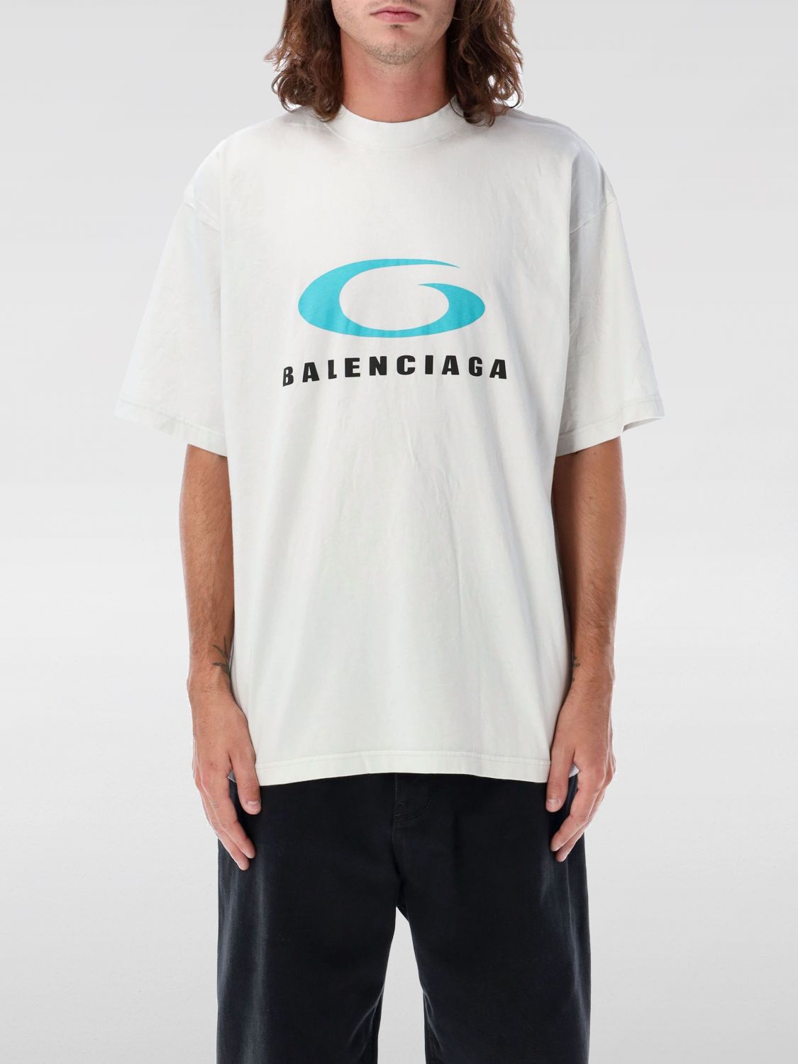 Balenciaga T-shirt  Men Color White In Weiss