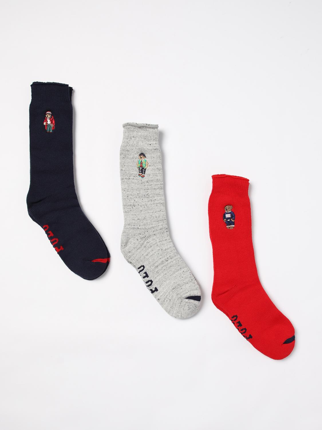 Shop Polo Ralph Lauren Socks  Men Color Multicolor In Bunt