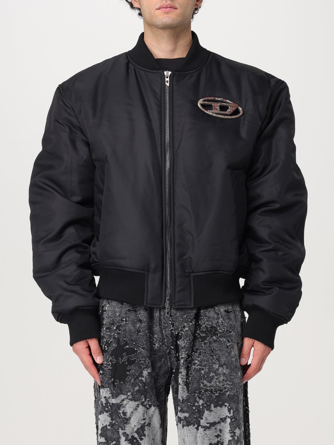 Shop Diesel Jacket  Men Color Black In Schwarz