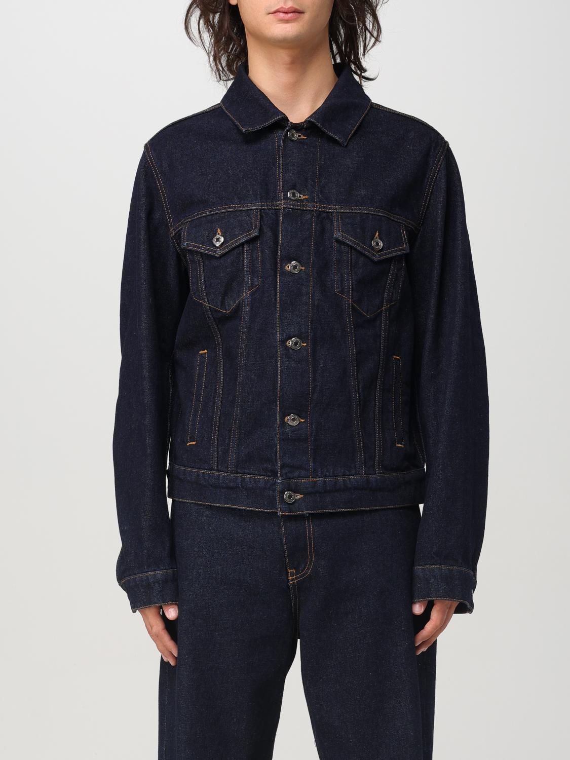 Msgm Jacket Men Color Blue In Blau