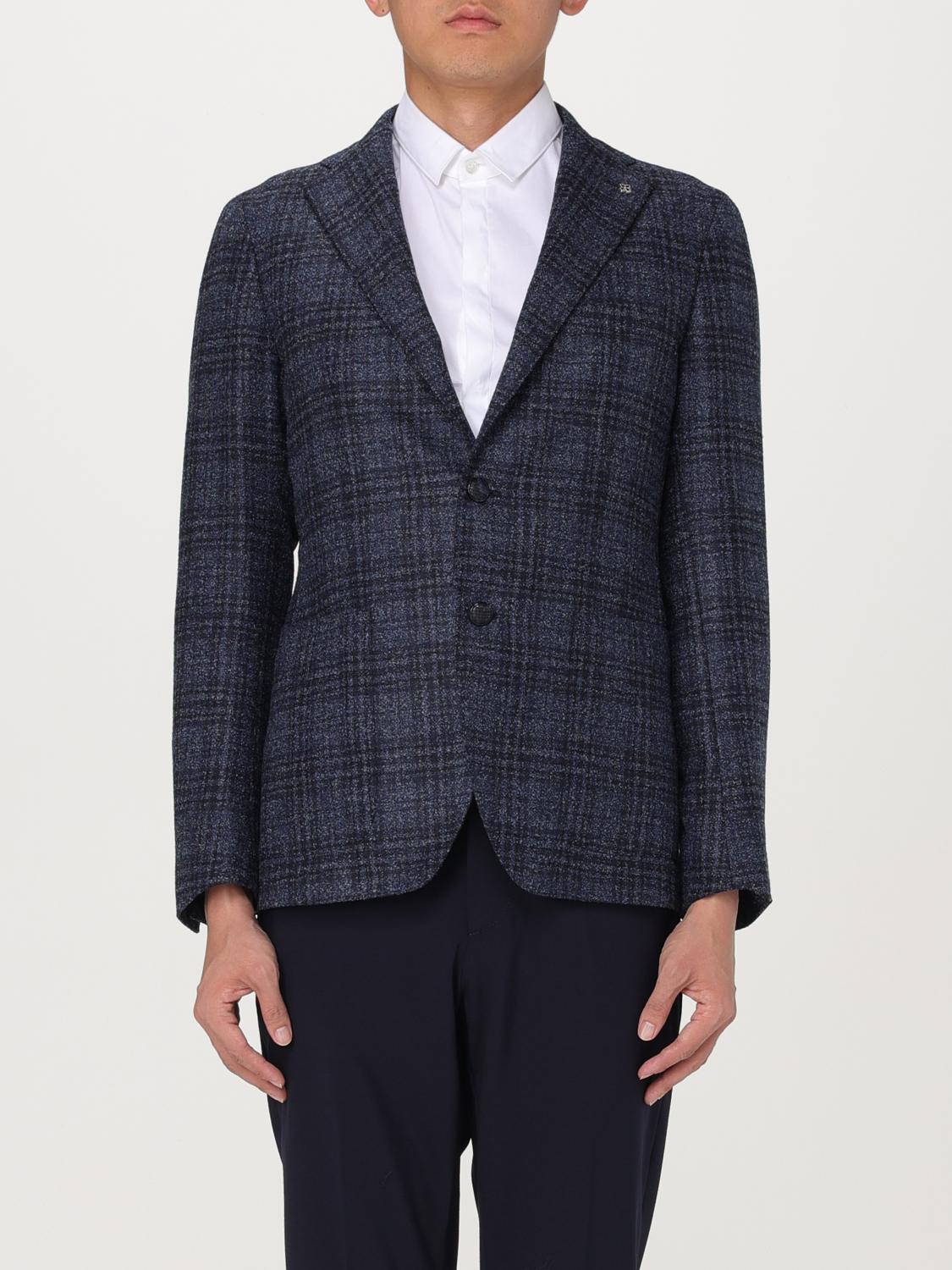 Shop Tagliatore Blazer Men Color Blue In Blau