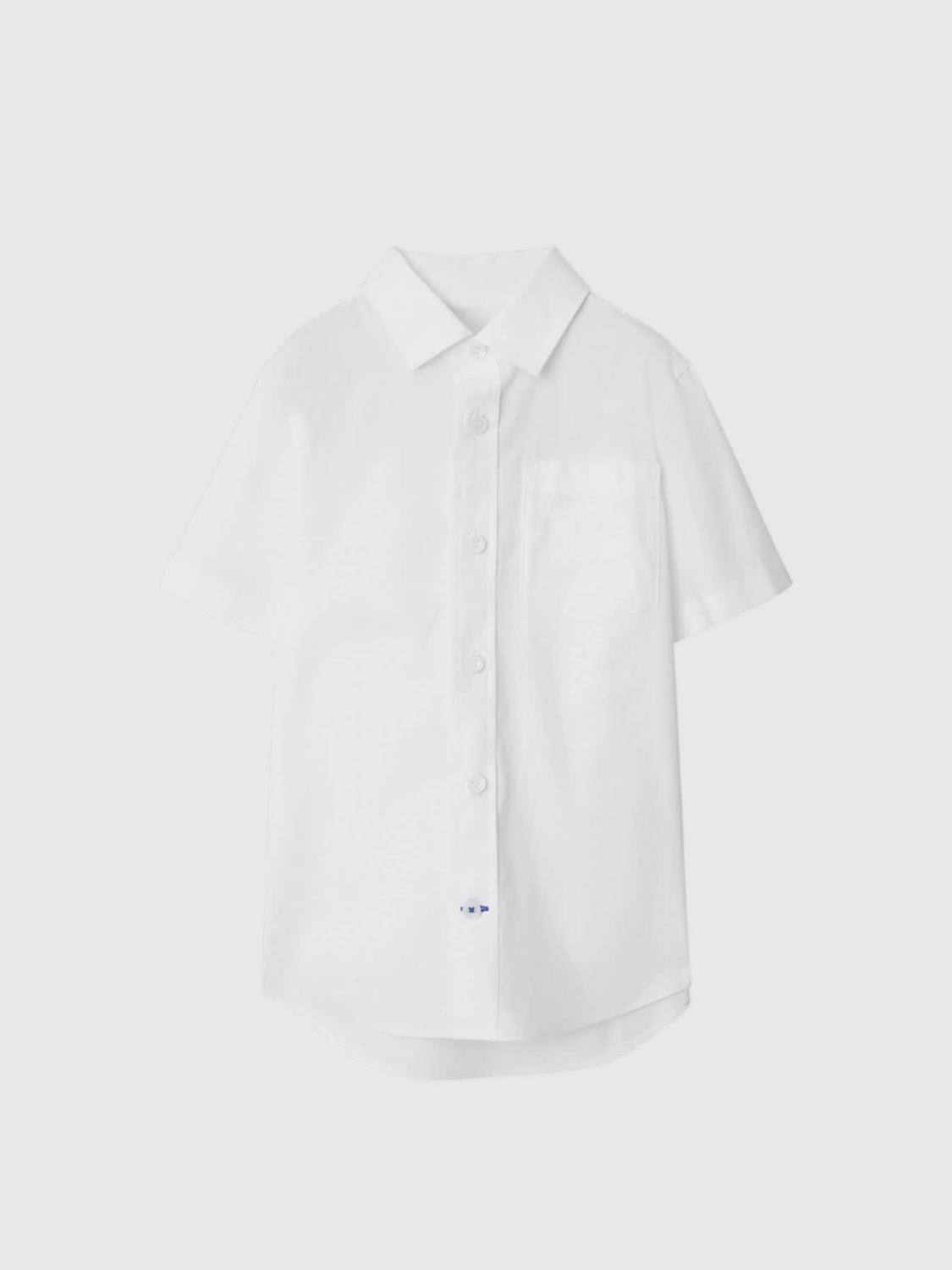 Burberry Shirt  Kids Color White In Weiss