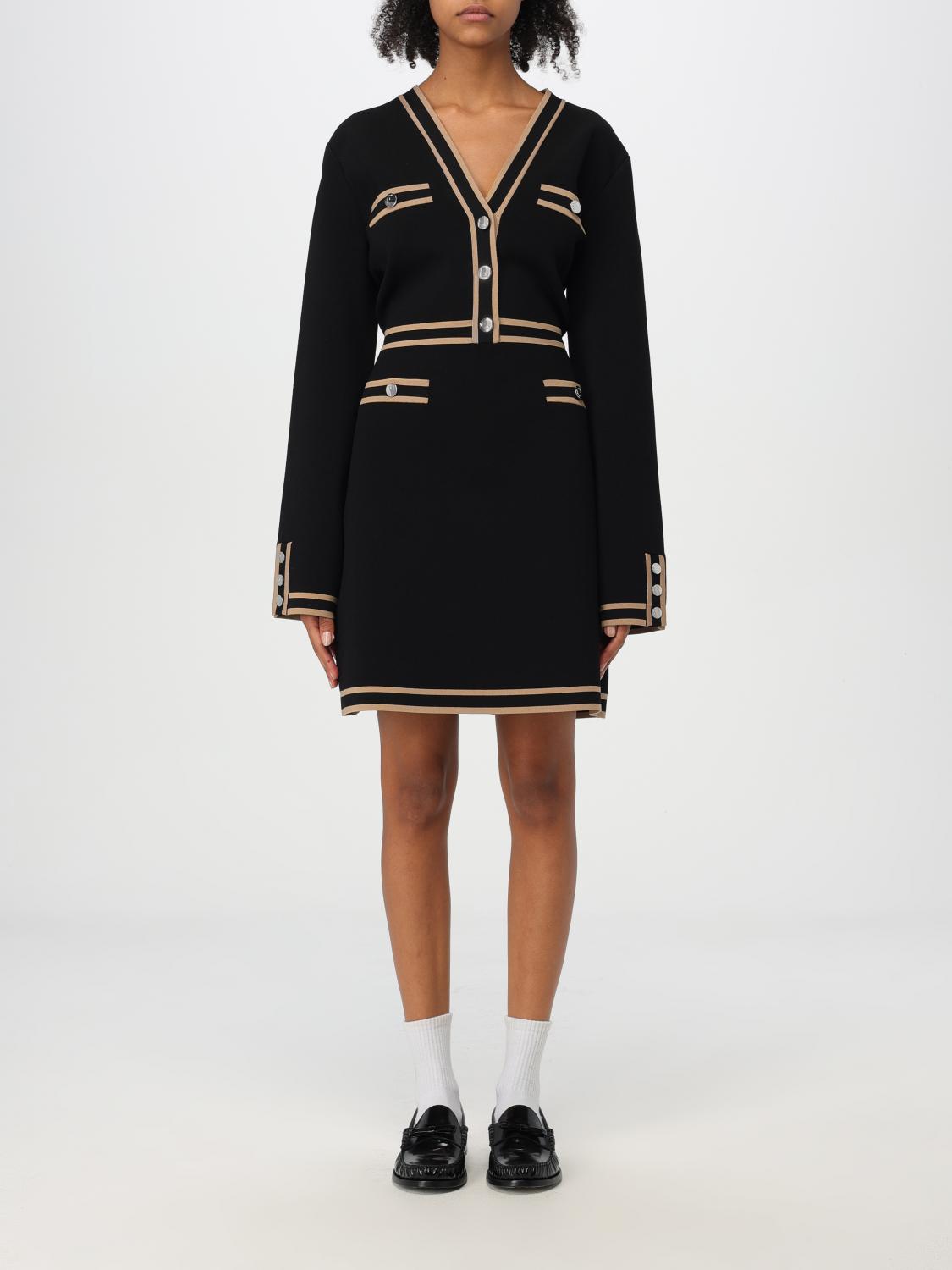 Tory Burch Dress Woman Color Black In Schwarz