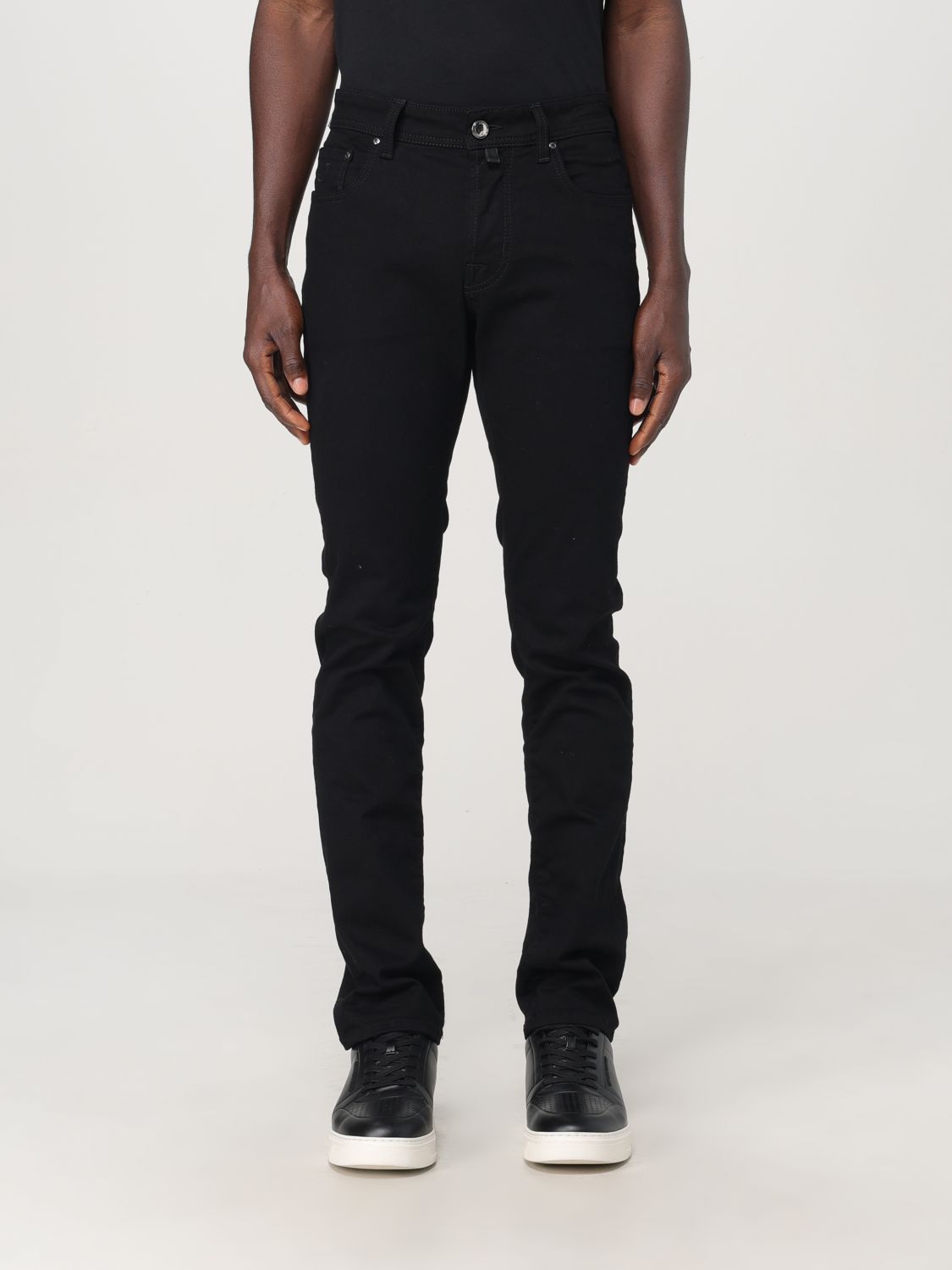 Shop Jacob Cohen Jeans  Men Color Black In Schwarz