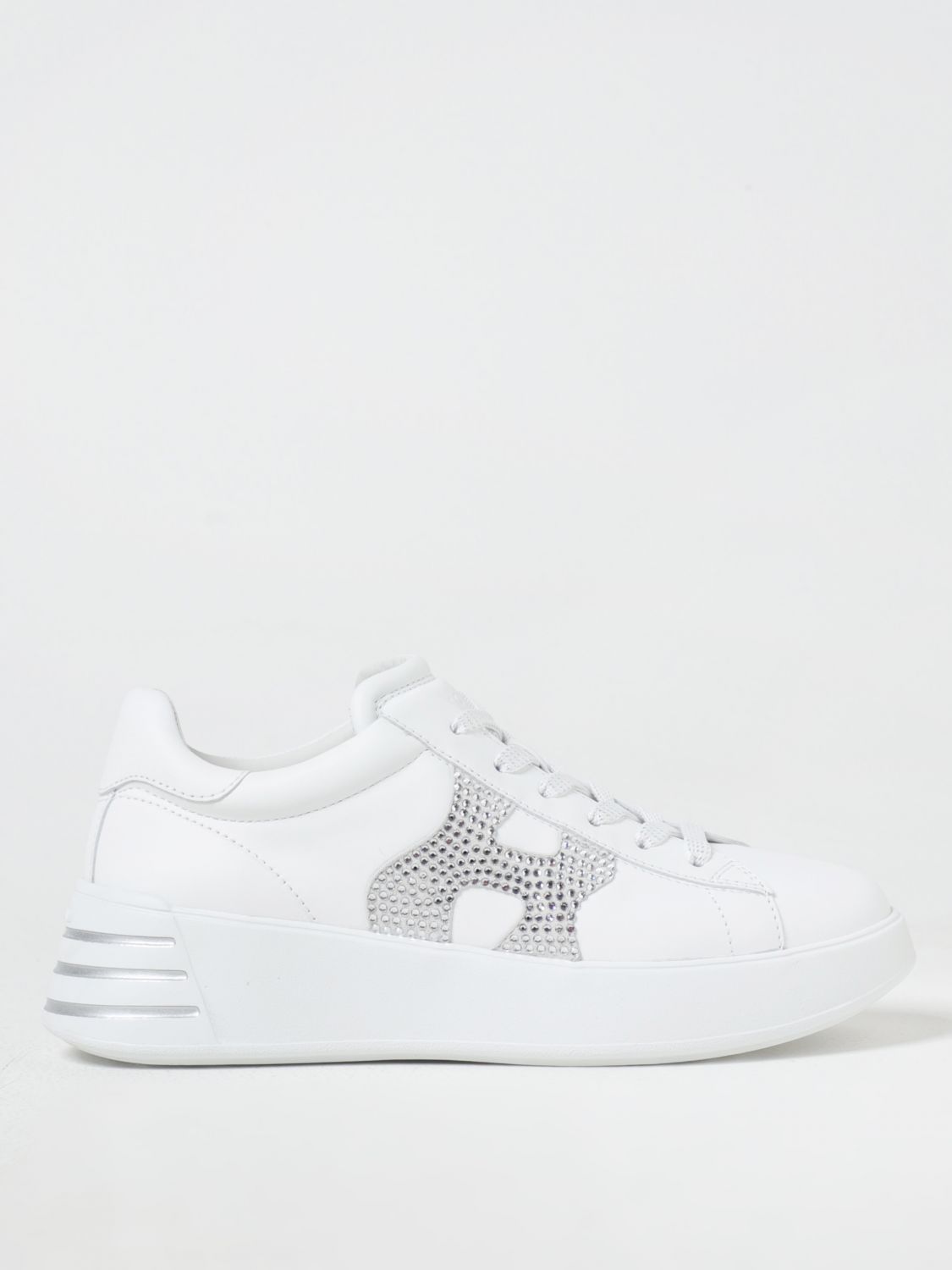 Shop Hogan Sneakers  Woman Color White In Weiss