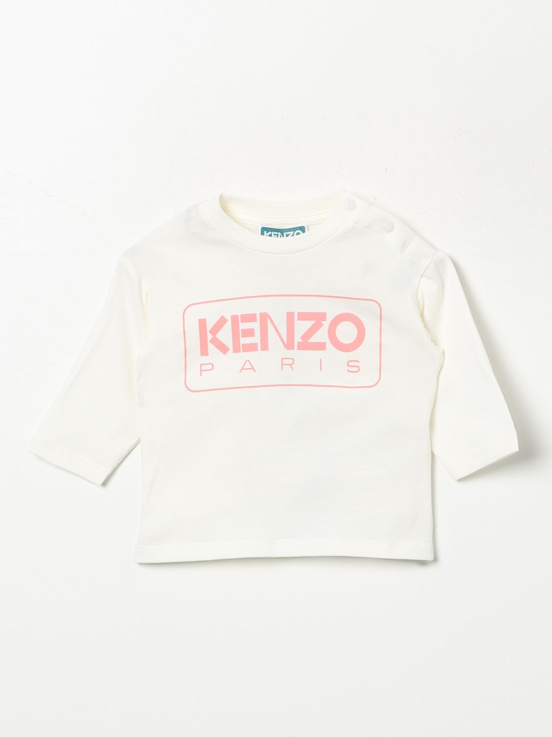 Shop Kenzo T-shirt  Kids Kids Color White In Weiss