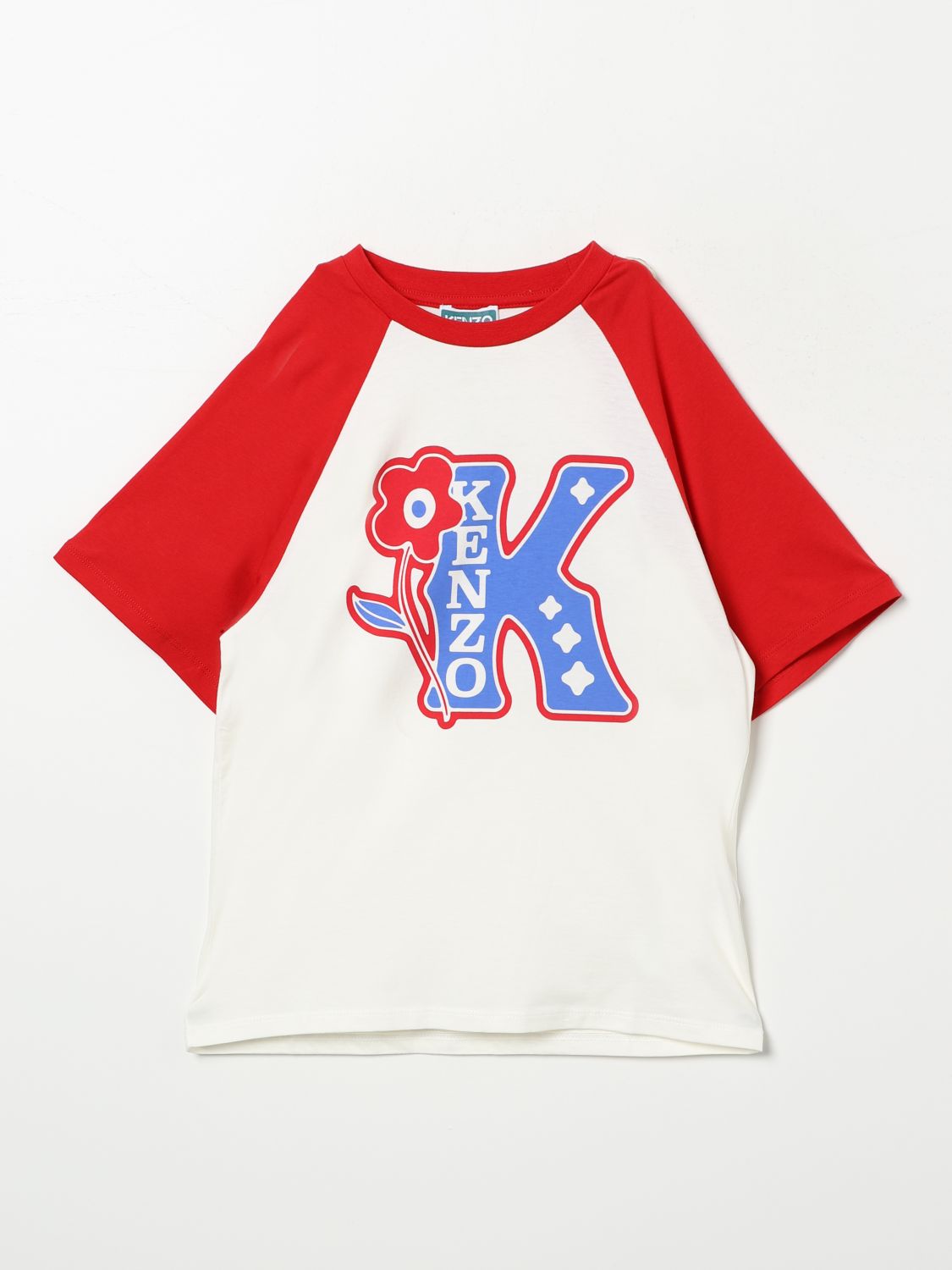 Shop Kenzo T-shirt  Kids Kids Color White In Weiss