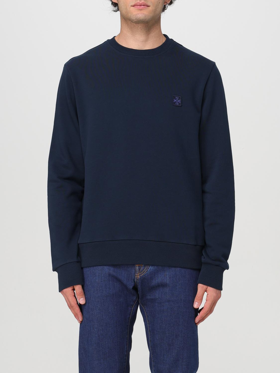 Shop Jacob Cohen Sweatshirt  Men Color Blue In Blau