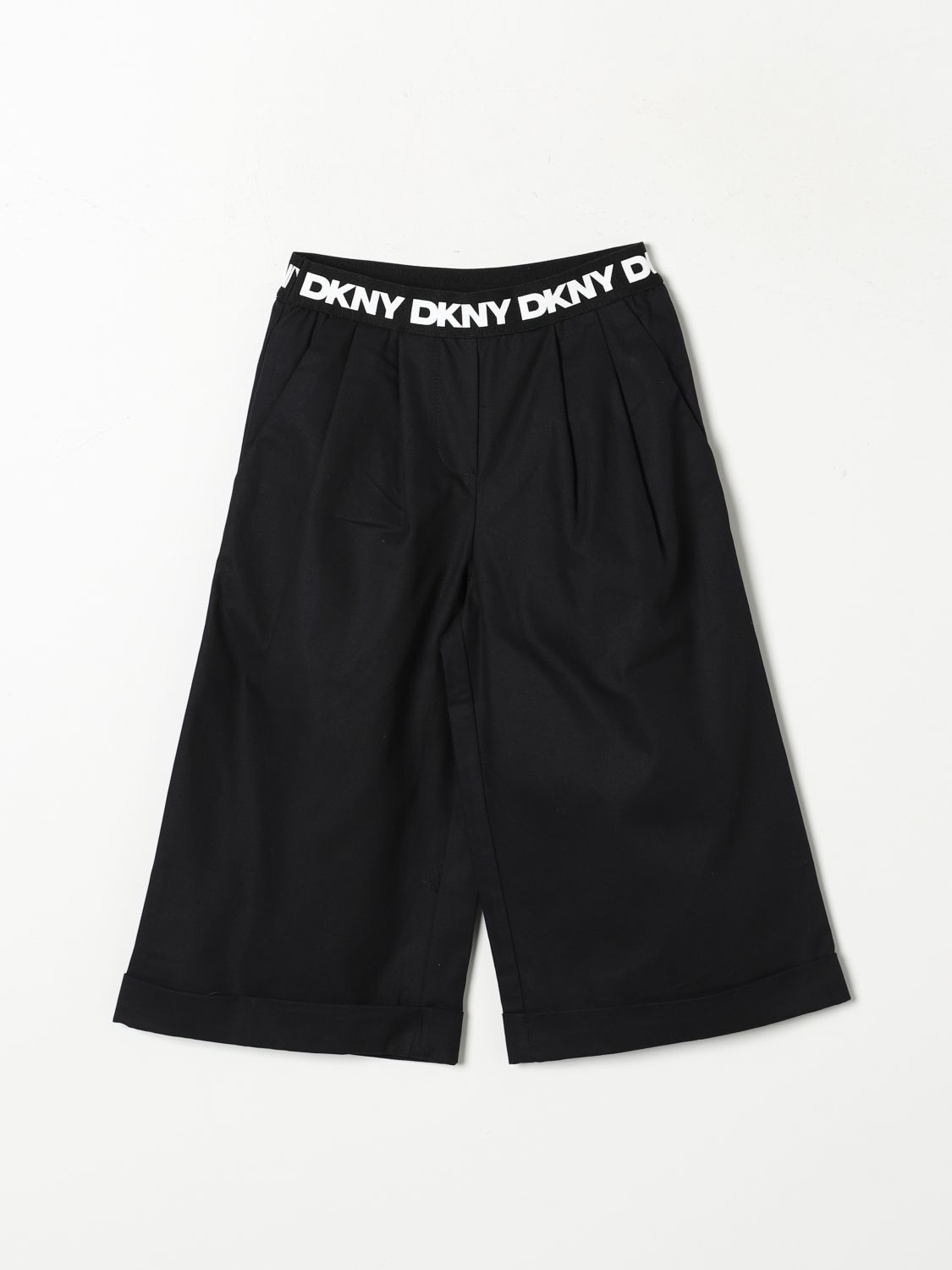 Shop Dkny Pants  Kids Color Black In Schwarz