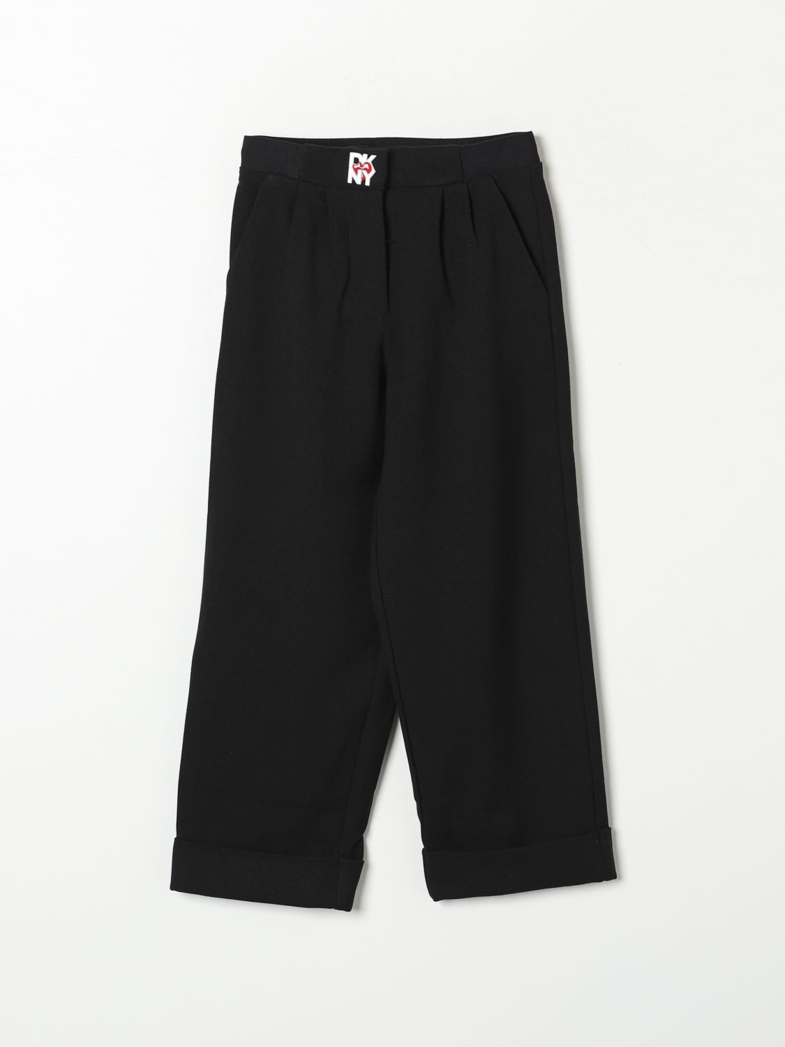 Shop Dkny Pants  Kids Color Black In Schwarz