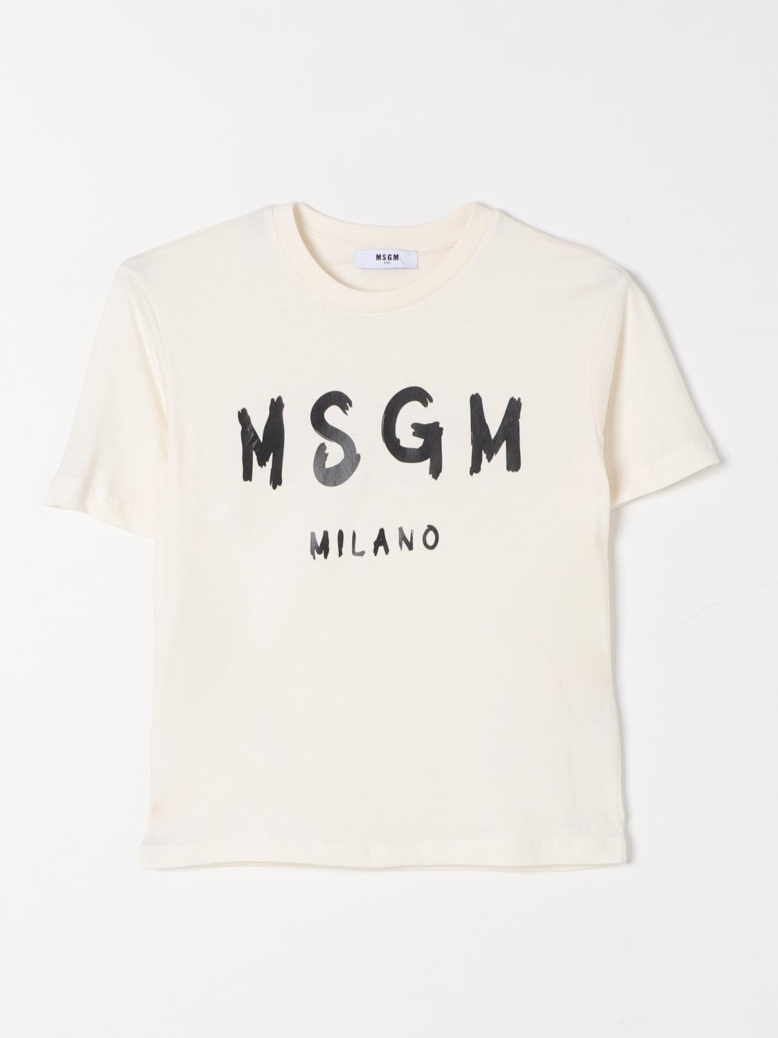 Msgm T-shirt  Kids Color Beige