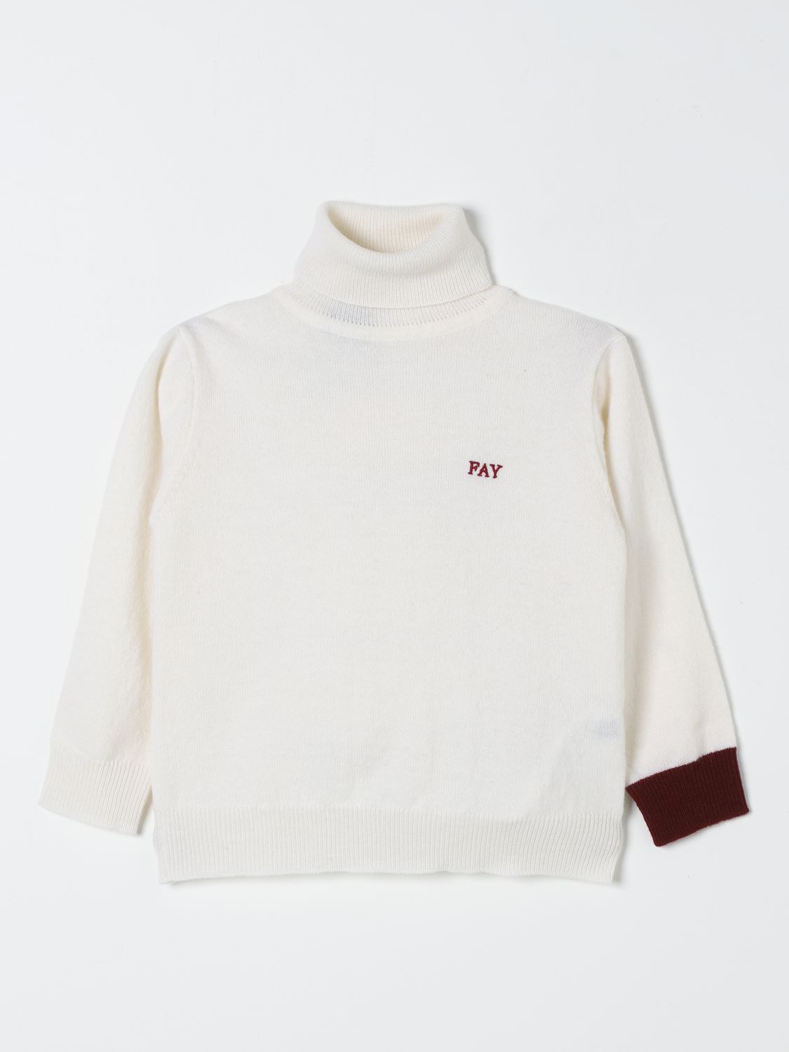 Shop Fay Junior Sweater  Kids Color Ivory