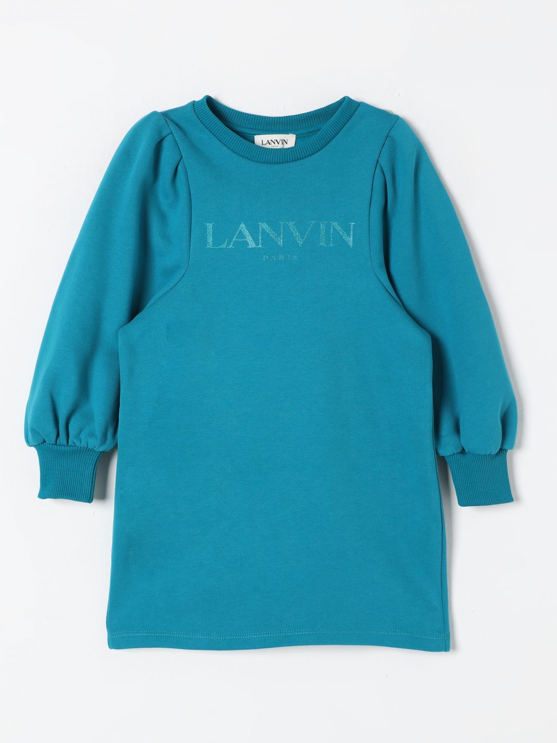 LANVIN DRESS LANVIN KIDS COLOR GREEN G06149012