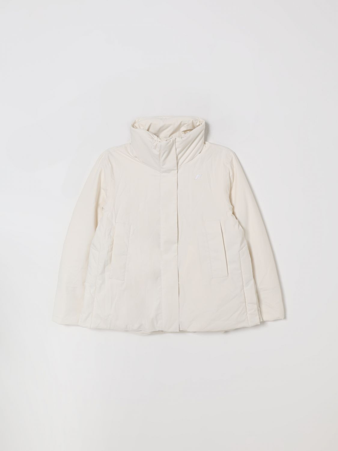 K-way Jacket Kids Color White In Neutral