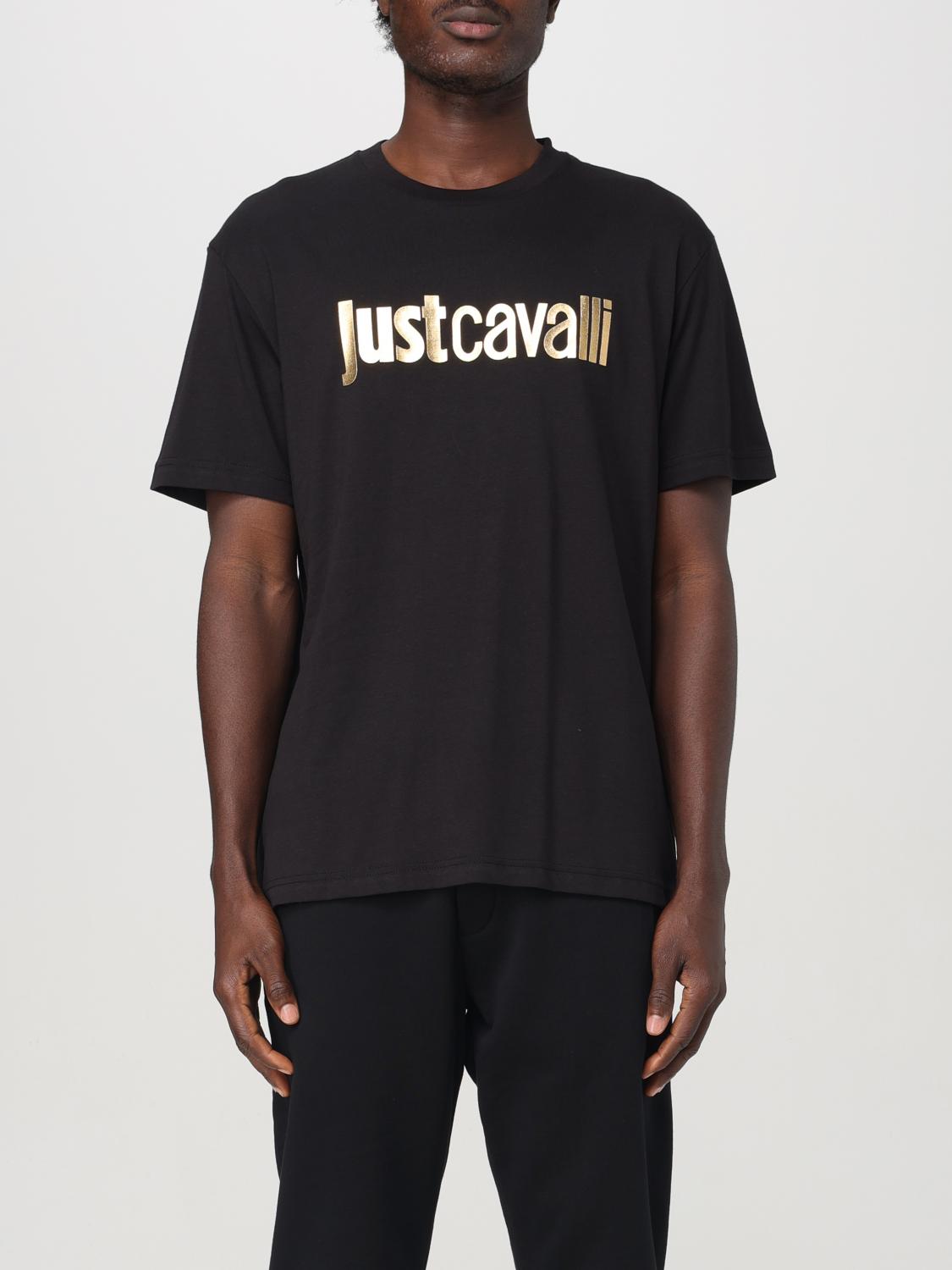 Just Cavalli T-shirt Men Color Black In Schwarz