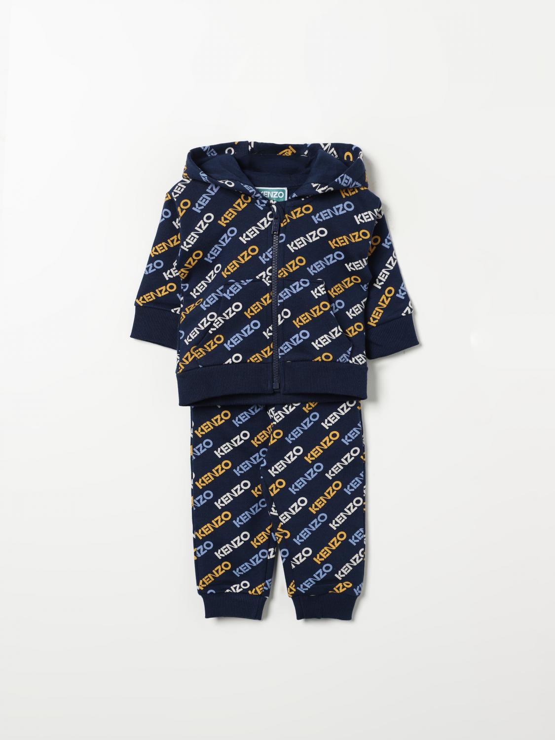 Shop Kenzo Jumpsuit  Kids Kids Color Marine