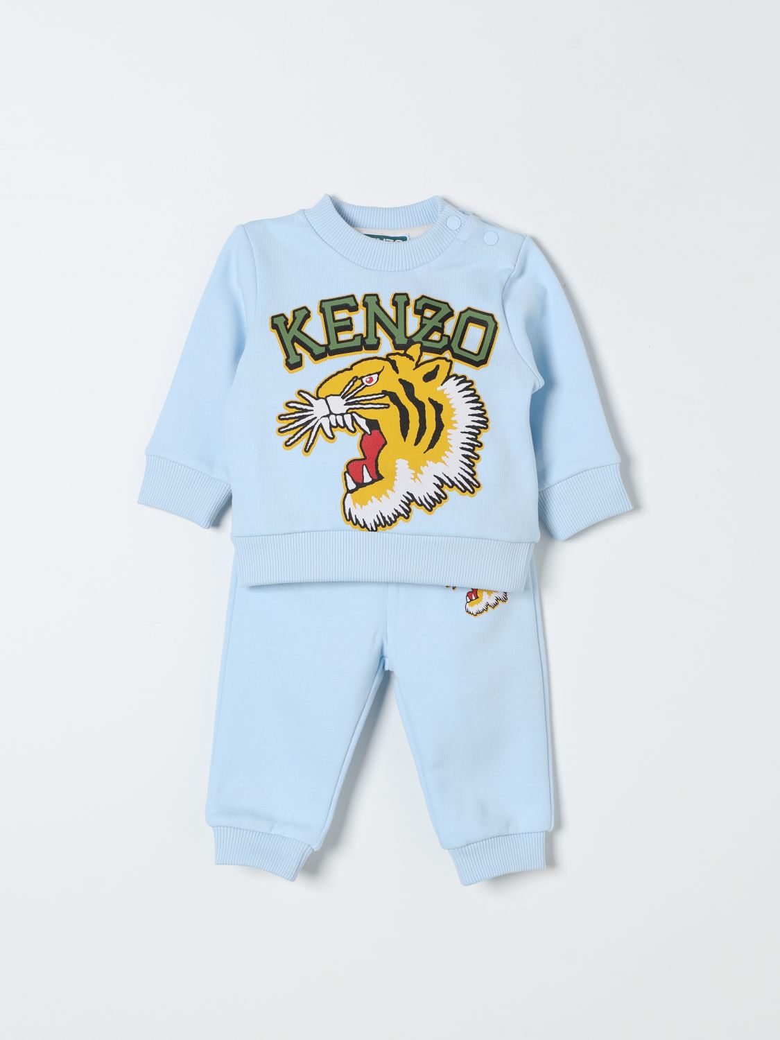 Shop Kenzo Jumpsuit  Kids Kids Color Blue In Blau