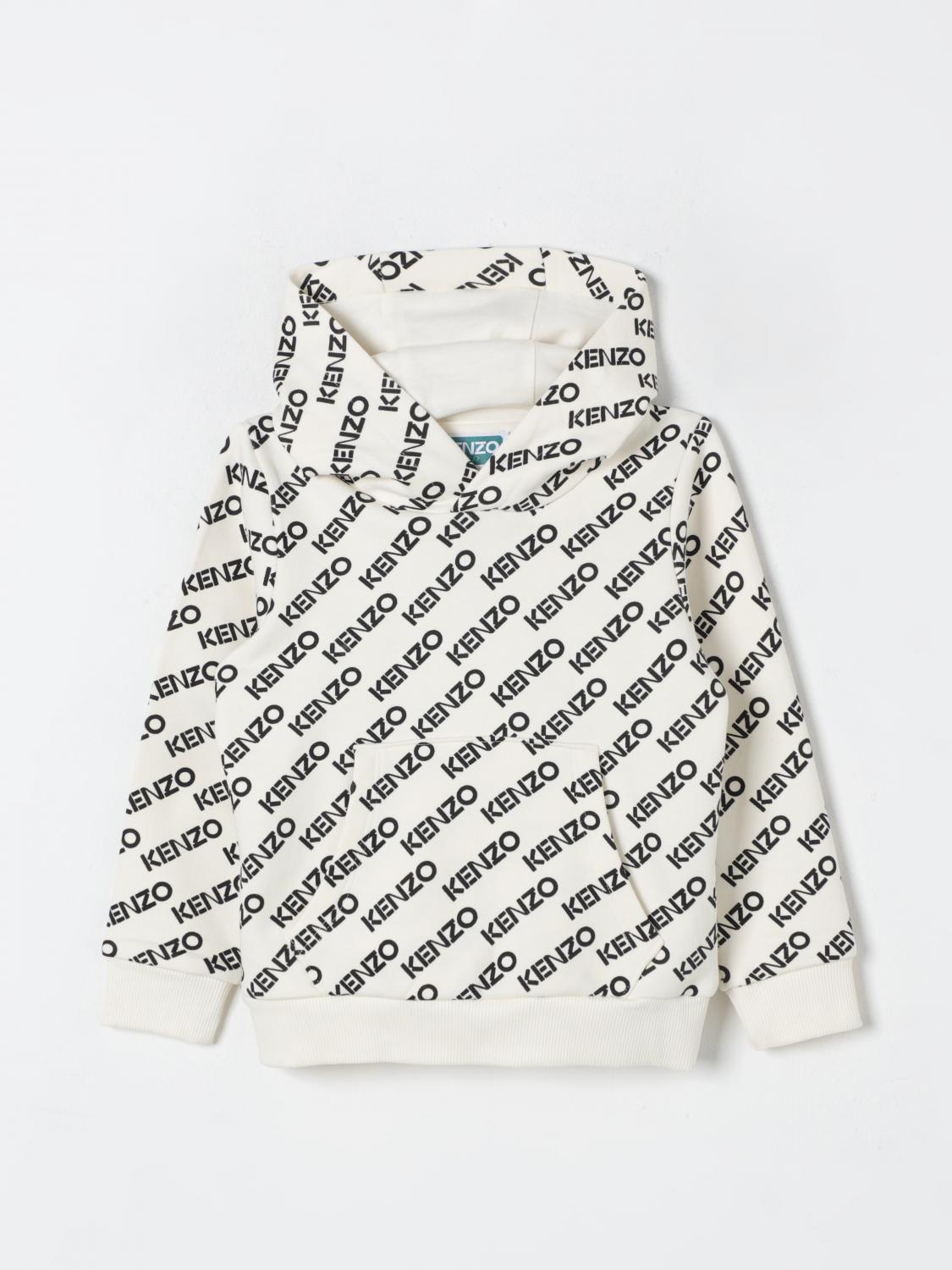 Shop Kenzo Sweater  Kids Kids Color White In Weiss