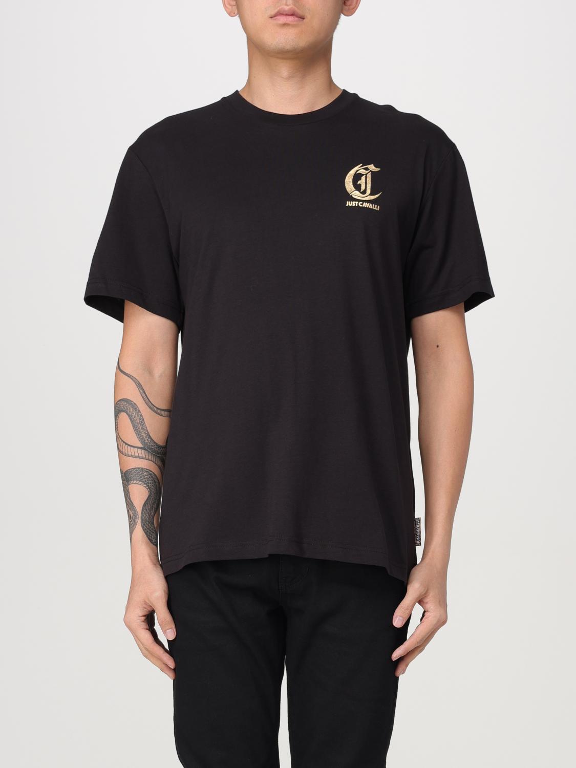 Just Cavalli Logo-print T-shirt In Schwarz