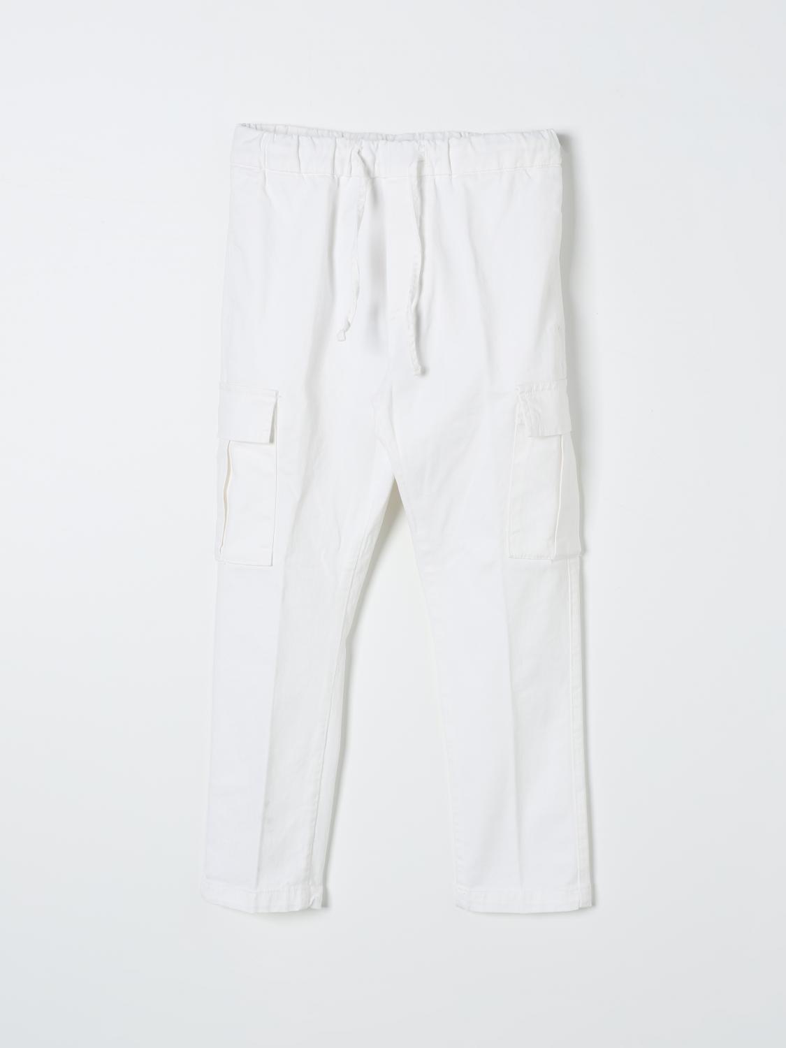 Shop Manuel Ritz Pants  Kids Color Milk In Milch