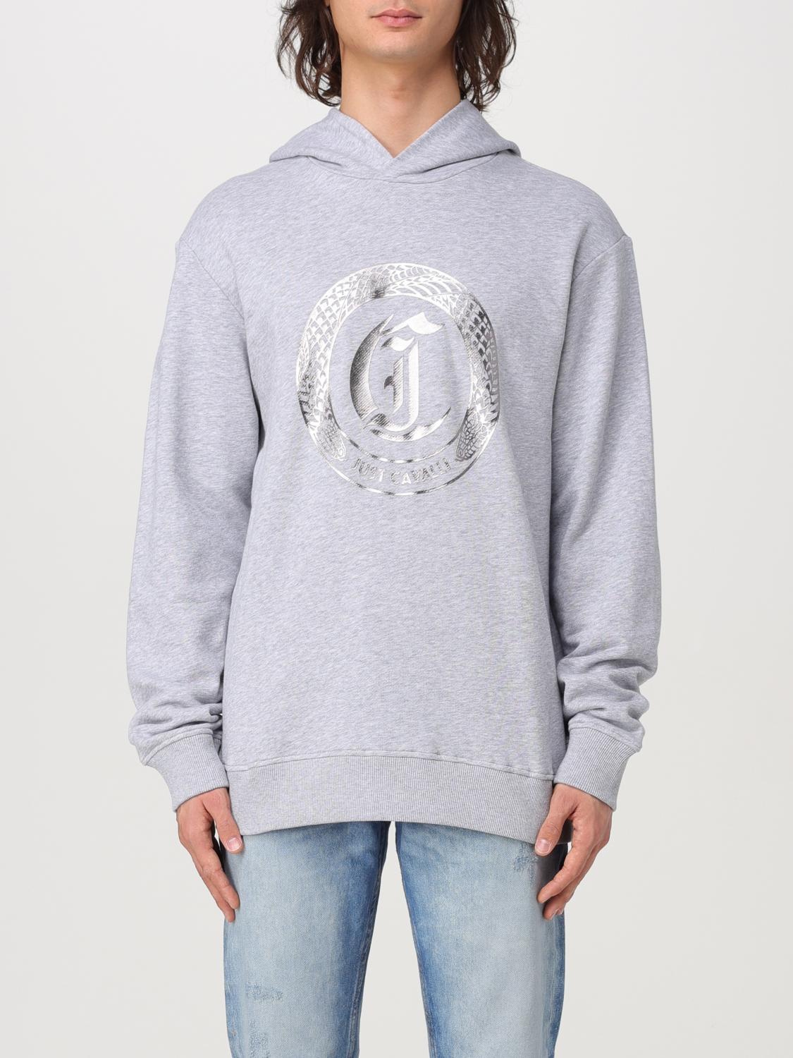 Just Cavalli Sweatshirt  Men Color Grey In Grau