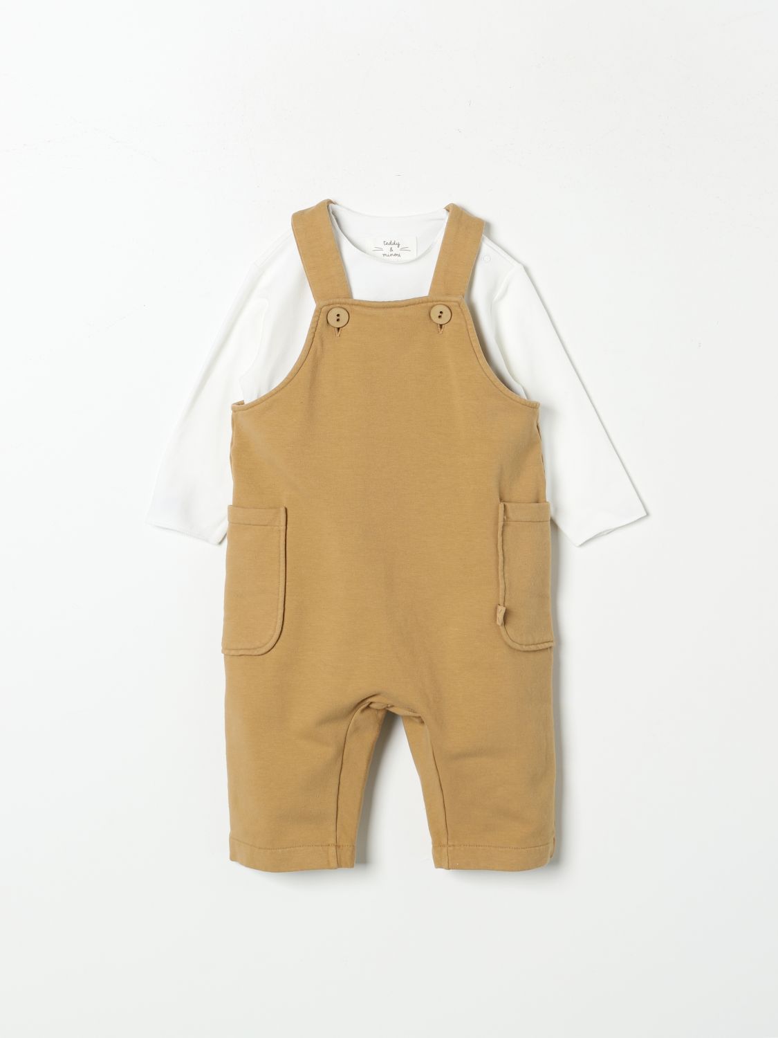 TEDDY & MINOU ROMPER TEDDY & MINOU KIDS COLOR BROWN G06330032