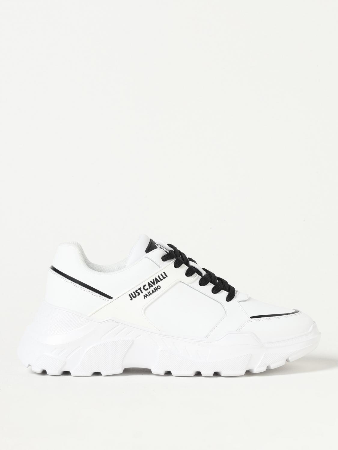Just Cavalli Fondo Casper Dis. 9 Sneakers In Weiss