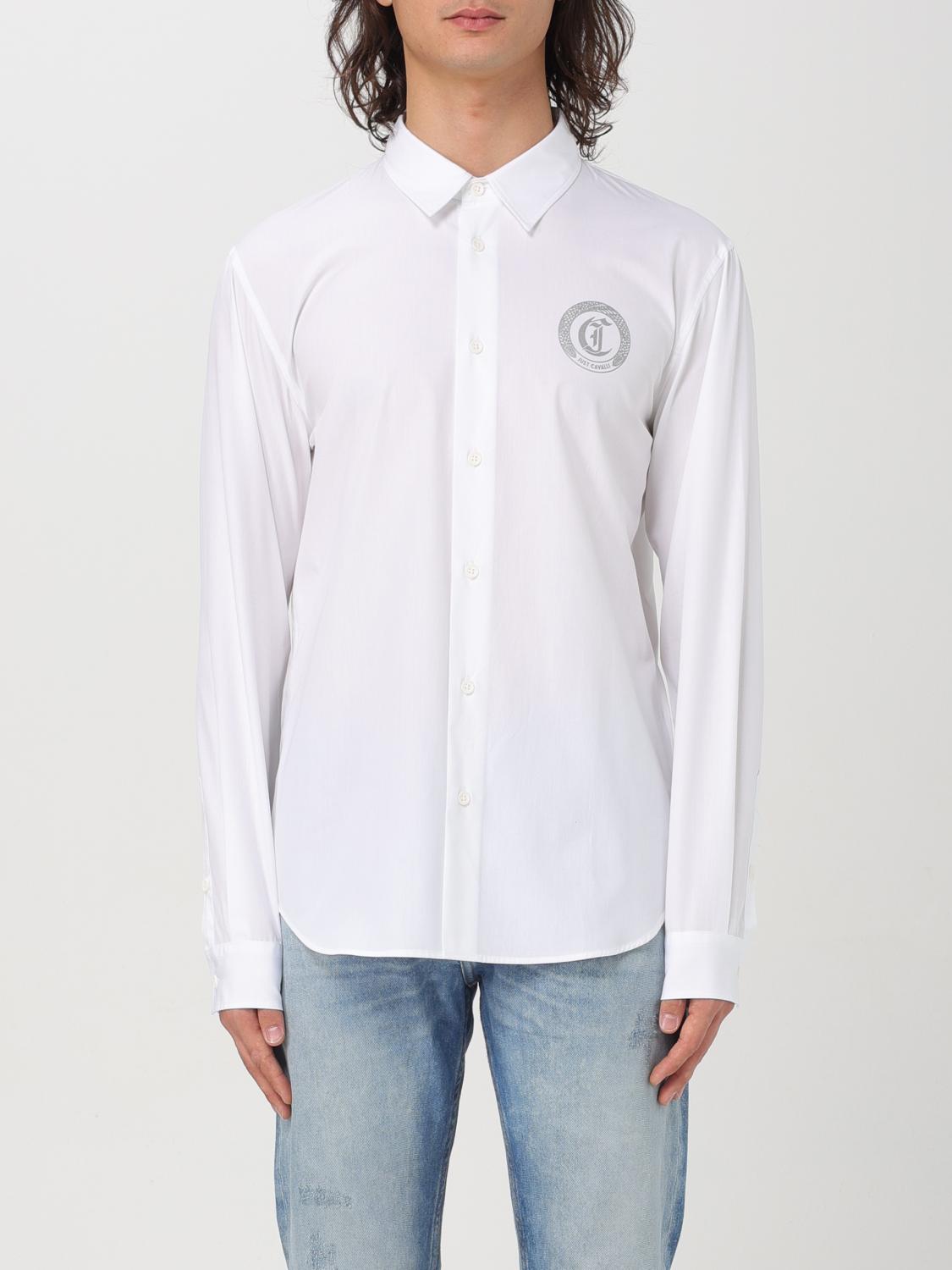 Just Cavalli Shirt  Men Color White In Weiss
