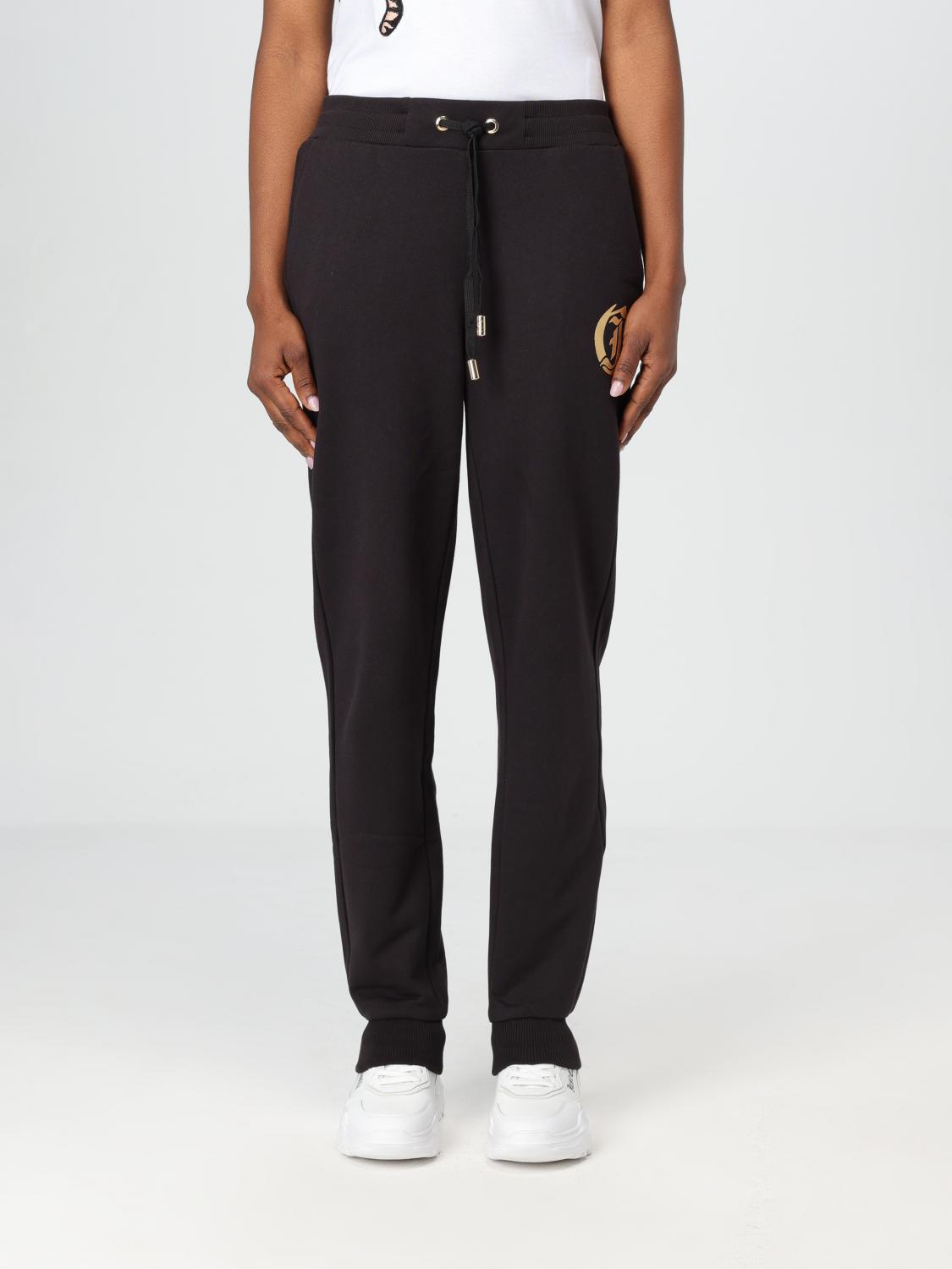 Just Cavalli Pants Woman Color Black In Schwarz